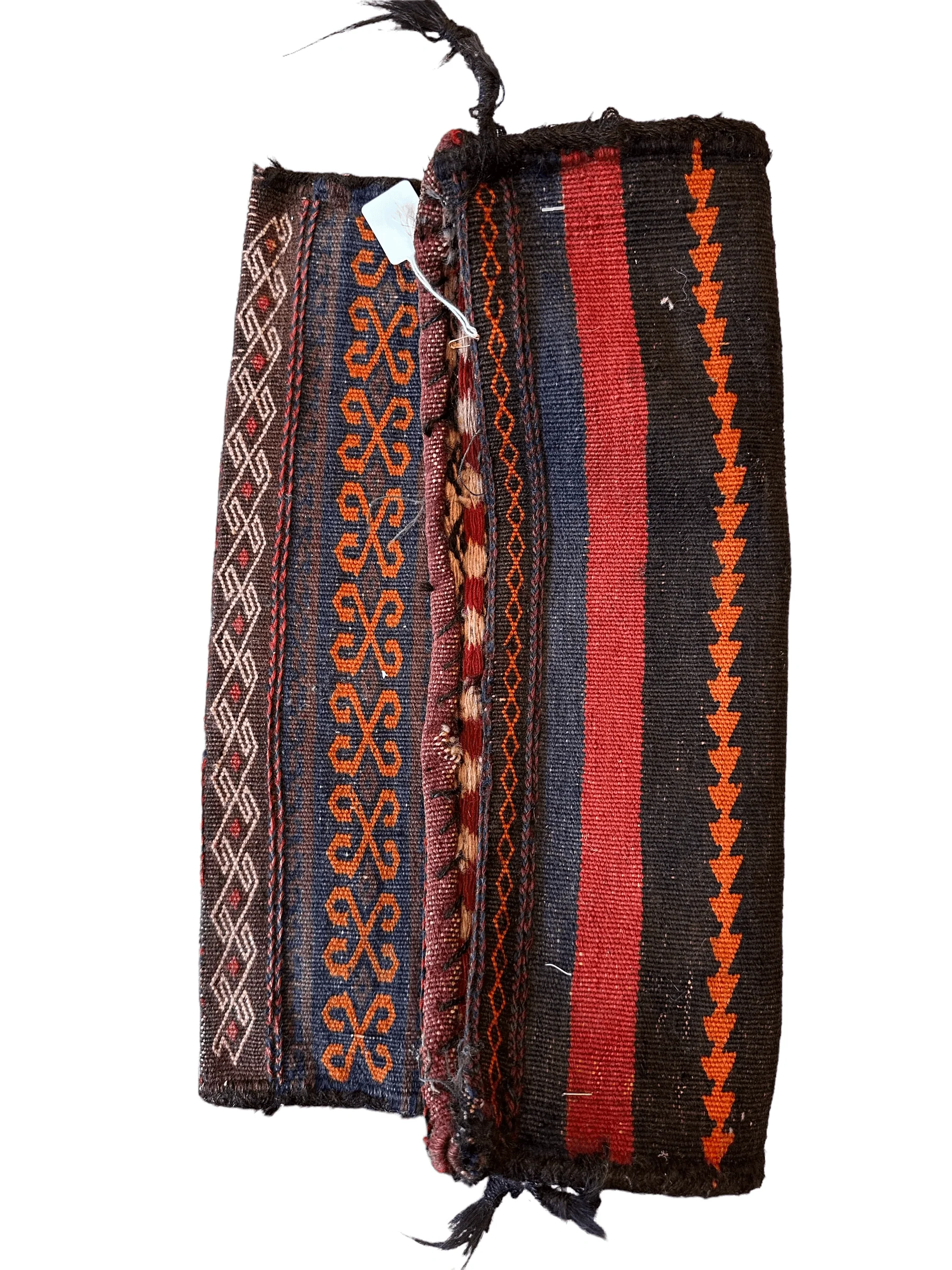 1900s Antique Persian Qashqayi Bag Face - 16" X 17" - Image 5