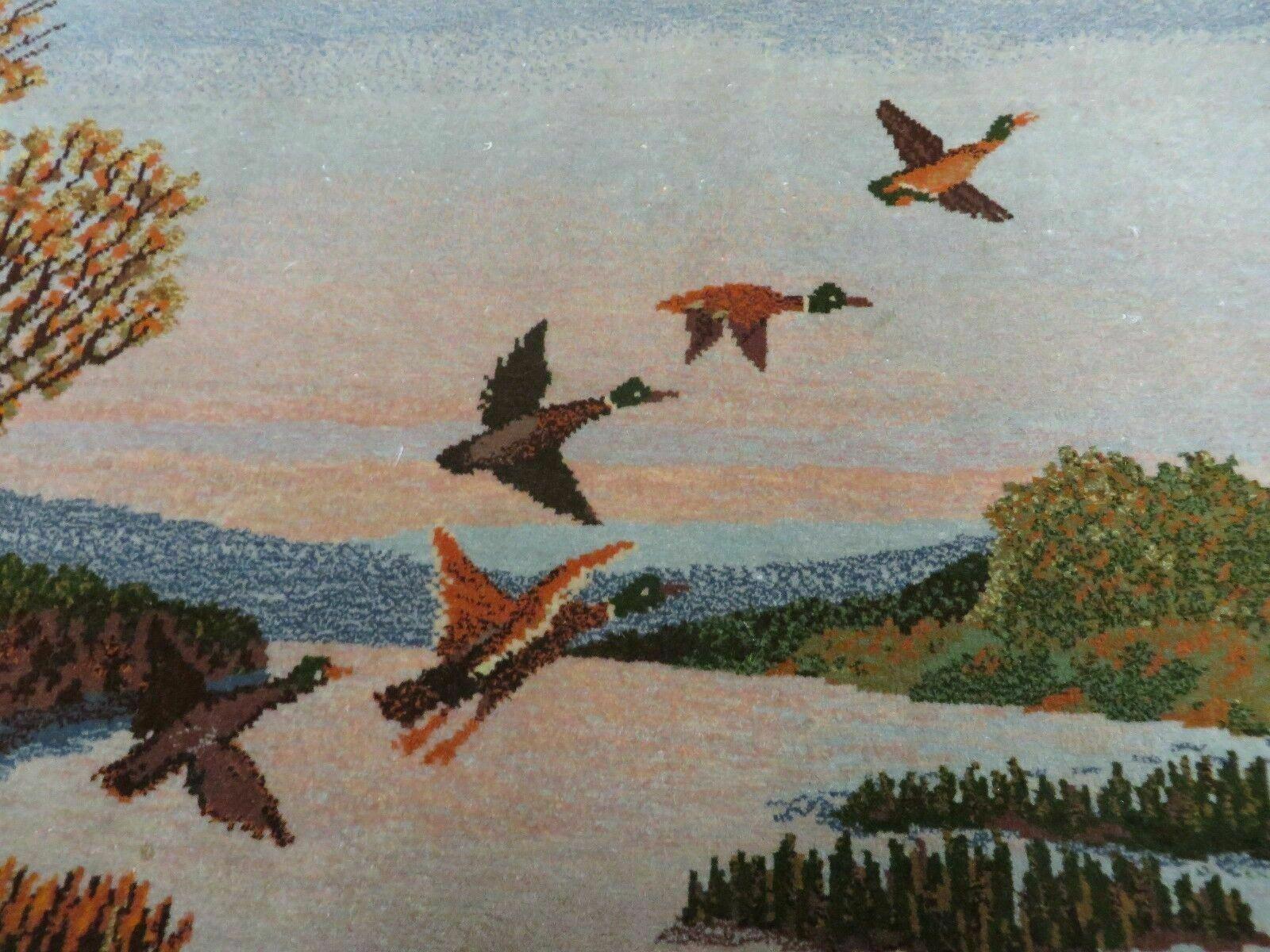 2' X 3' Vintage Handmade Pakistan Pictorial Rug Carpet Scenery Bird Tree Wow - Image 11