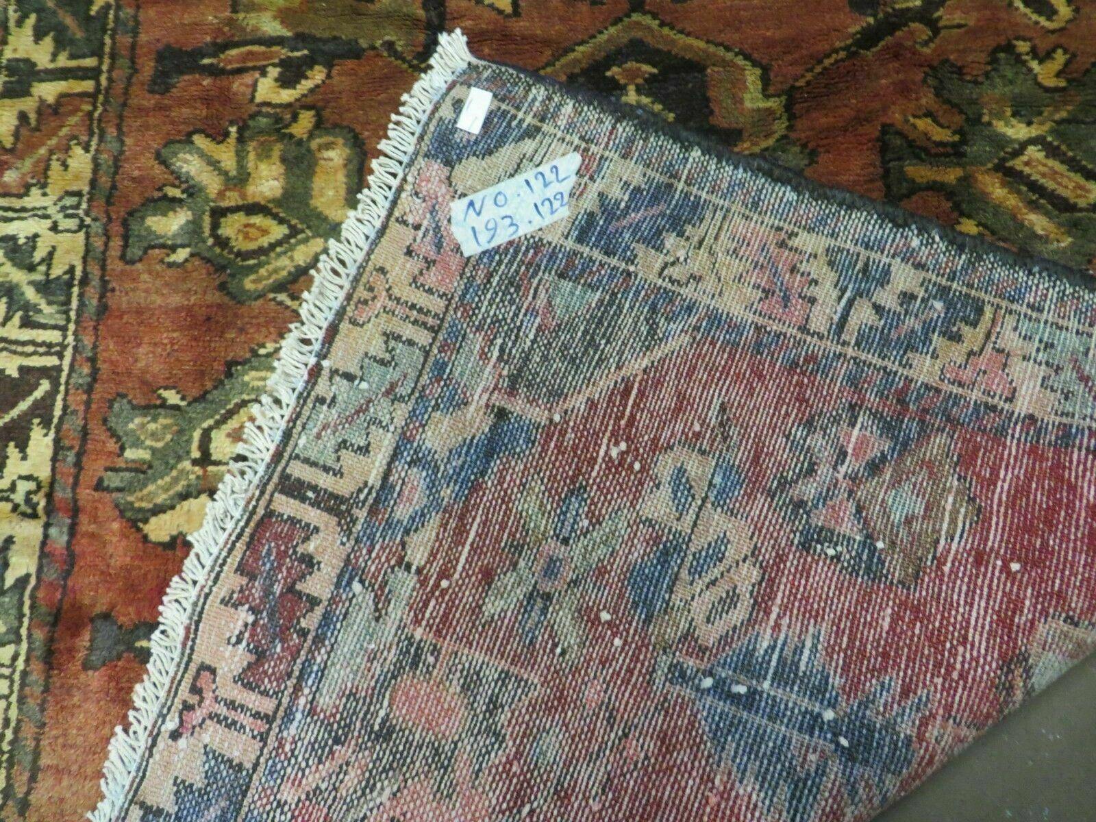 4' X 6' Antique 1920 Handmade Turkish Wool Rug Veg Dye Nice - Image 10