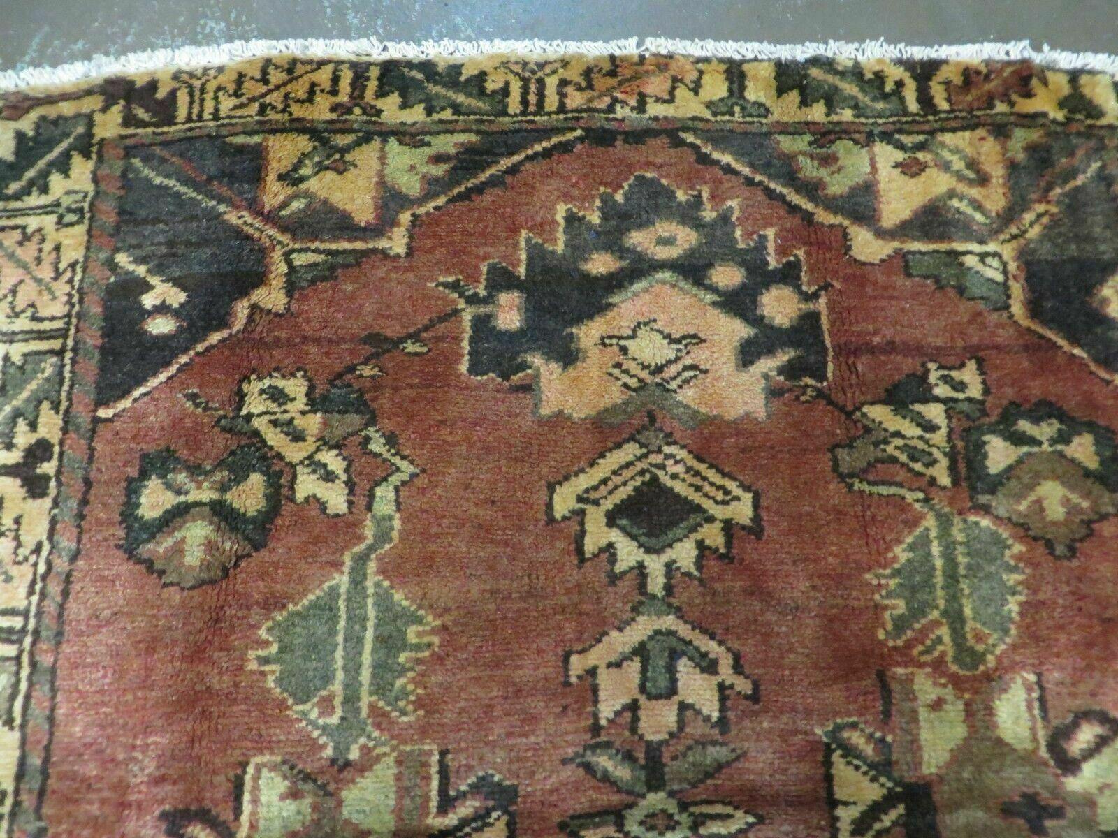 4' X 6' Antique 1920 Handmade Turkish Wool Rug Veg Dye Nice - Image 12