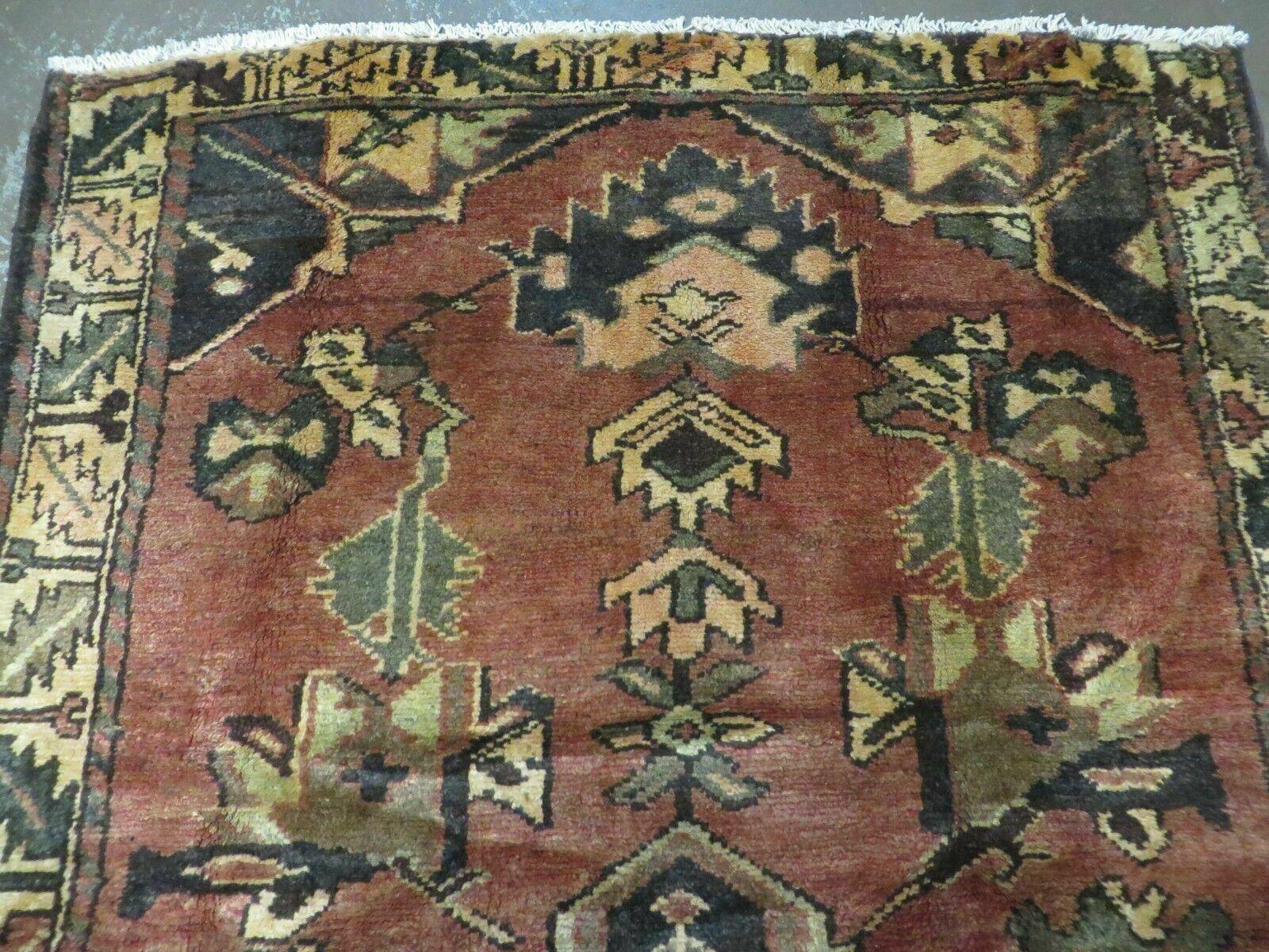 4' X 6' Antique 1920 Handmade Turkish Wool Rug Veg Dye Nice - Image 3