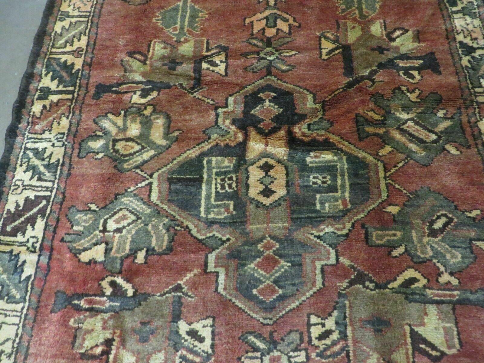 4' X 6' Antique 1920 Handmade Turkish Wool Rug Veg Dye Nice - Image 4