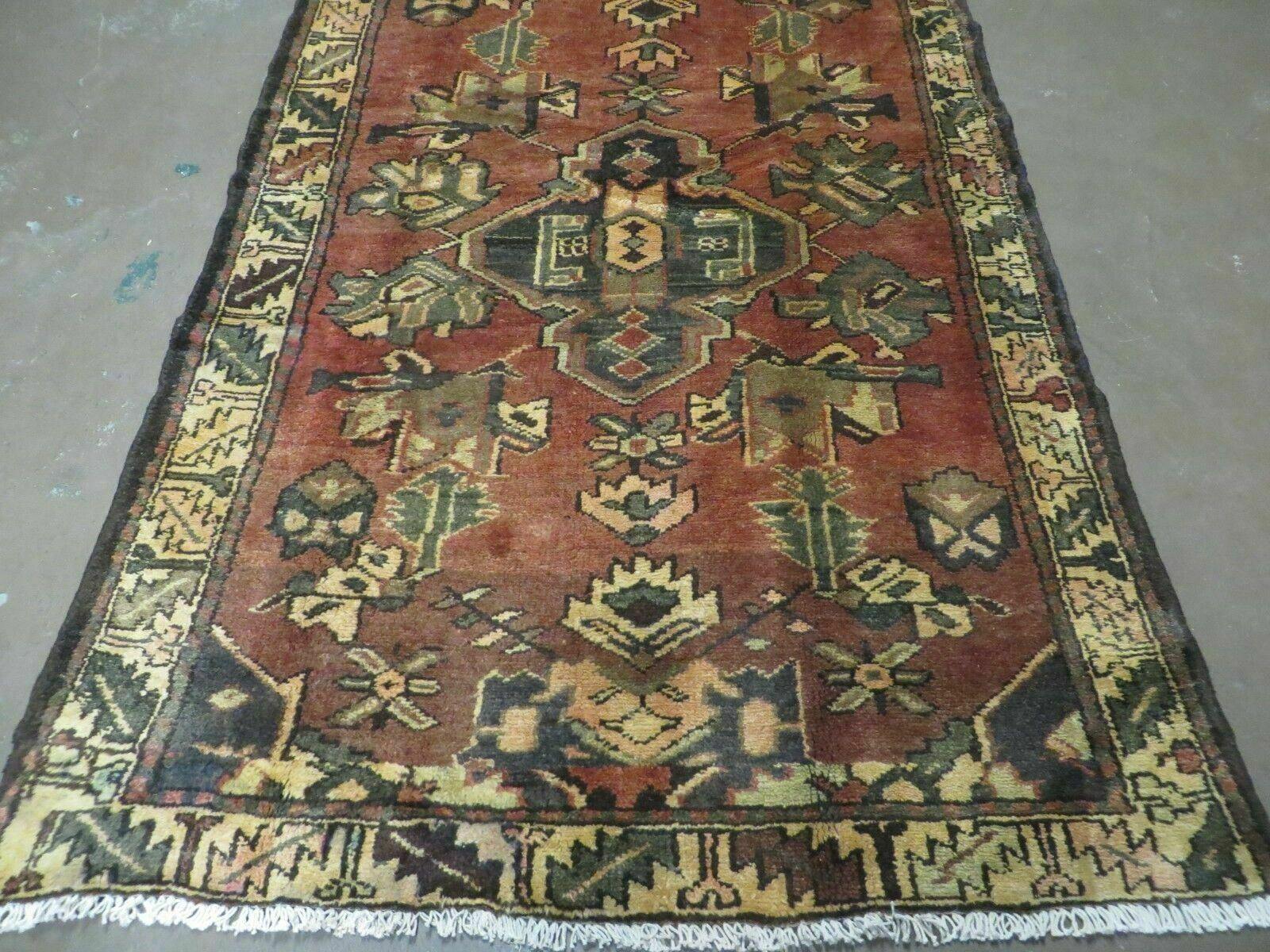 4' X 6' Antique 1920 Handmade Turkish Wool Rug Veg Dye Nice - Image 5