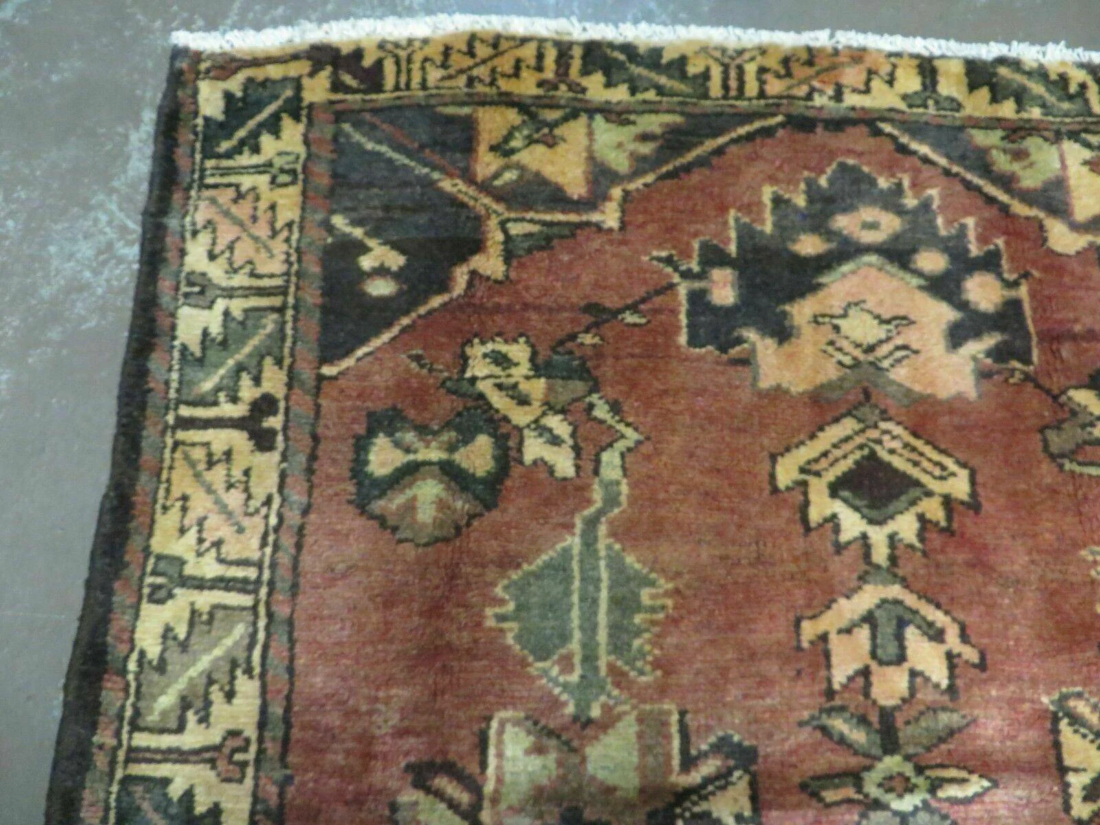 4' X 6' Antique 1920 Handmade Turkish Wool Rug Veg Dye Nice - Image 6