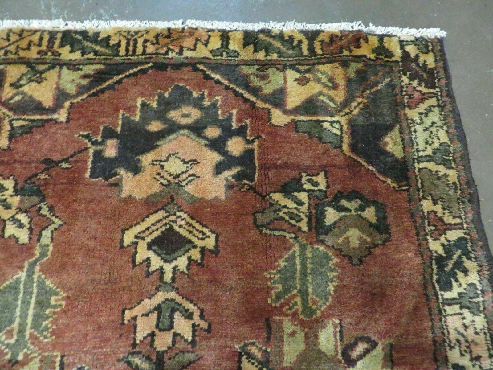 4' X 6' Antique 1920 Handmade Turkish Wool Rug Veg Dye Nice - Image 7