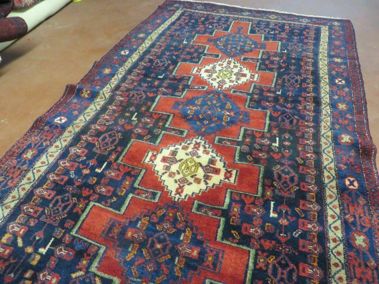 4' X 7' Antique Handmade Turkish Wool Rug Nice # 638 - Image 9