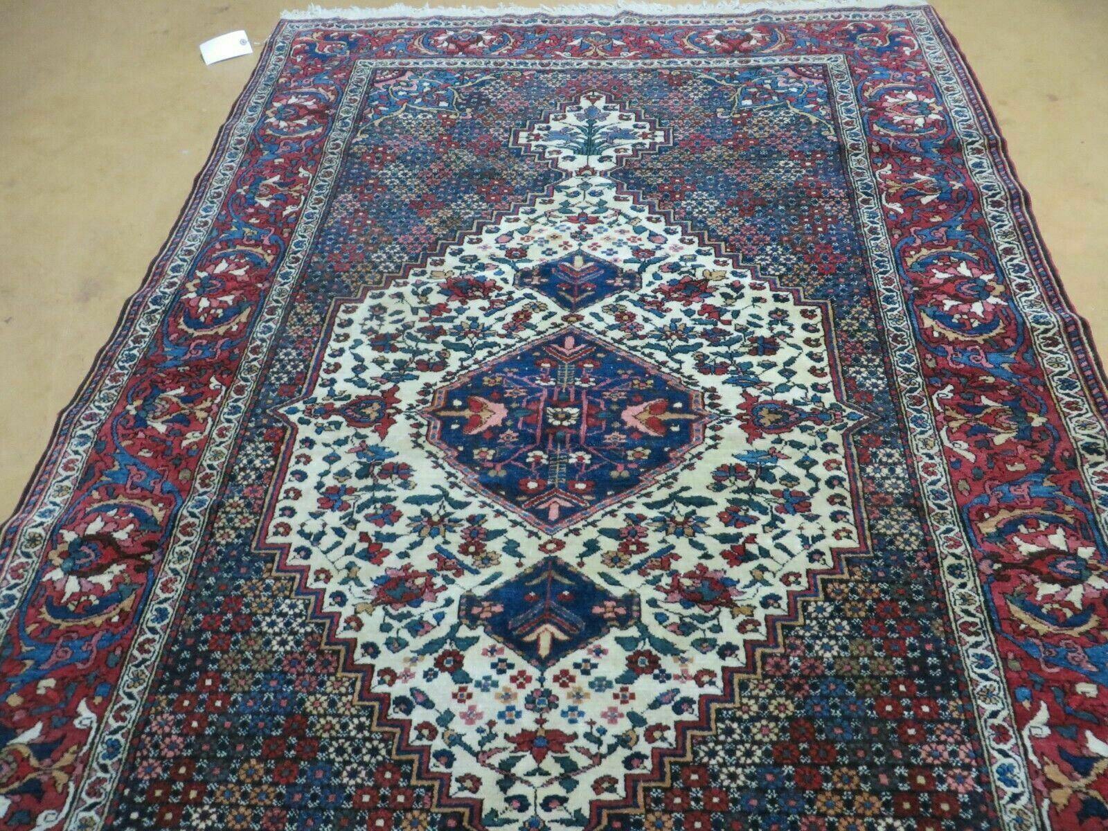 4' X 7' Vintage Handmade Turkish Floral Orient Medallion Wool Veg Dye Rug Nice - Image 11