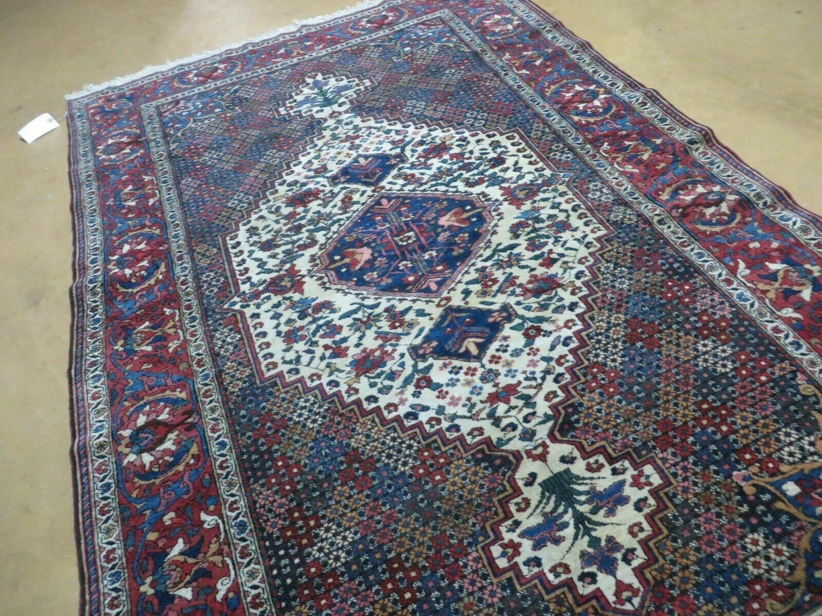 4' X 7' Vintage Handmade Turkish Floral Orient Medallion Wool Veg Dye Rug Nice - Image 12