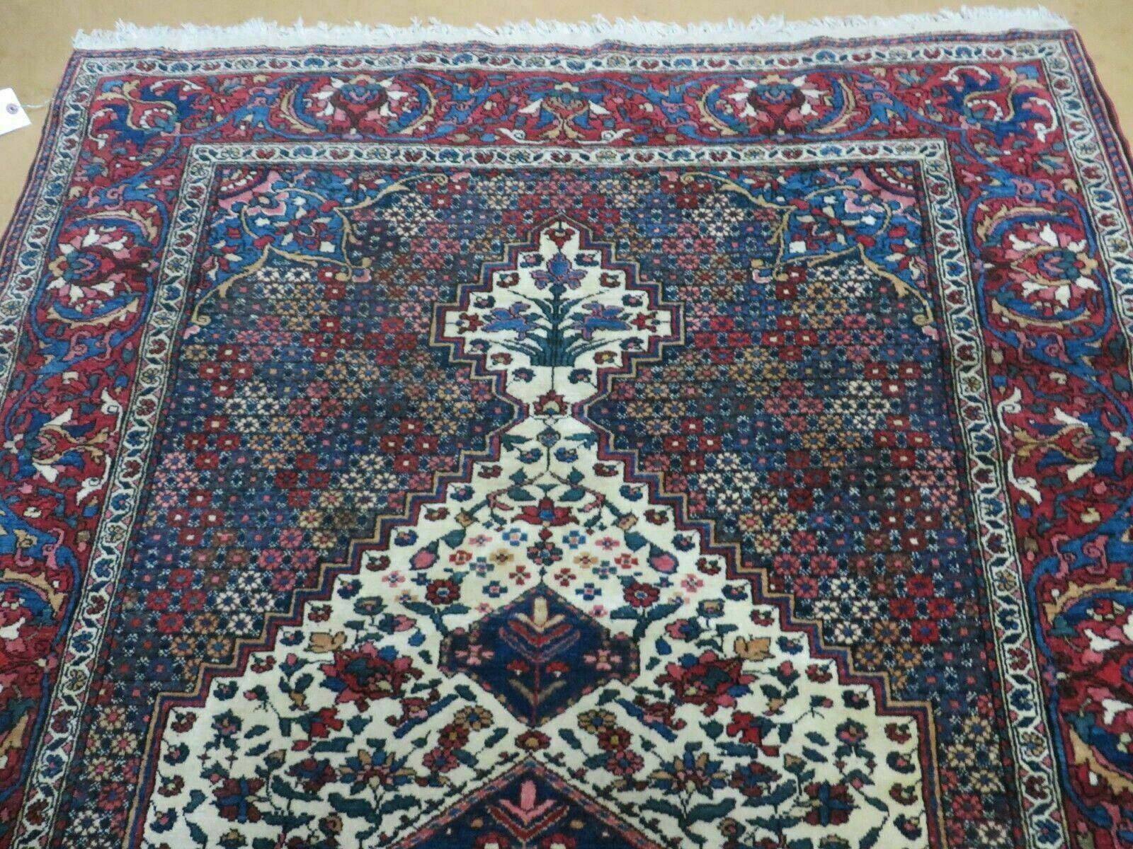 4' X 7' Vintage Handmade Turkish Floral Orient Medallion Wool Veg Dye Rug Nice - Image 3