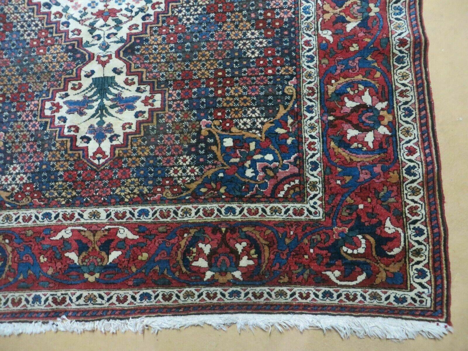 4' X 7' Vintage Handmade Turkish Floral Orient Medallion Wool Veg Dye Rug Nice - Image 8