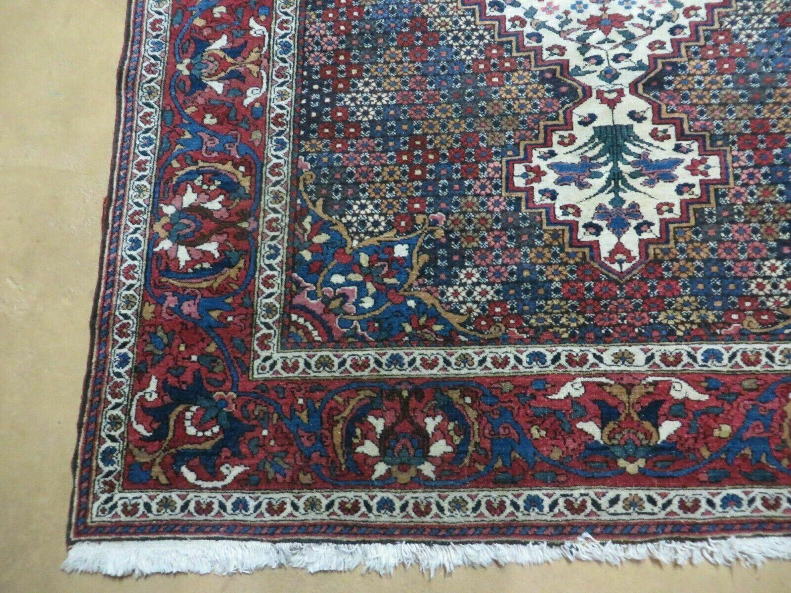 4' X 7' Vintage Handmade Turkish Floral Orient Medallion Wool Veg Dye Rug Nice - Image 9