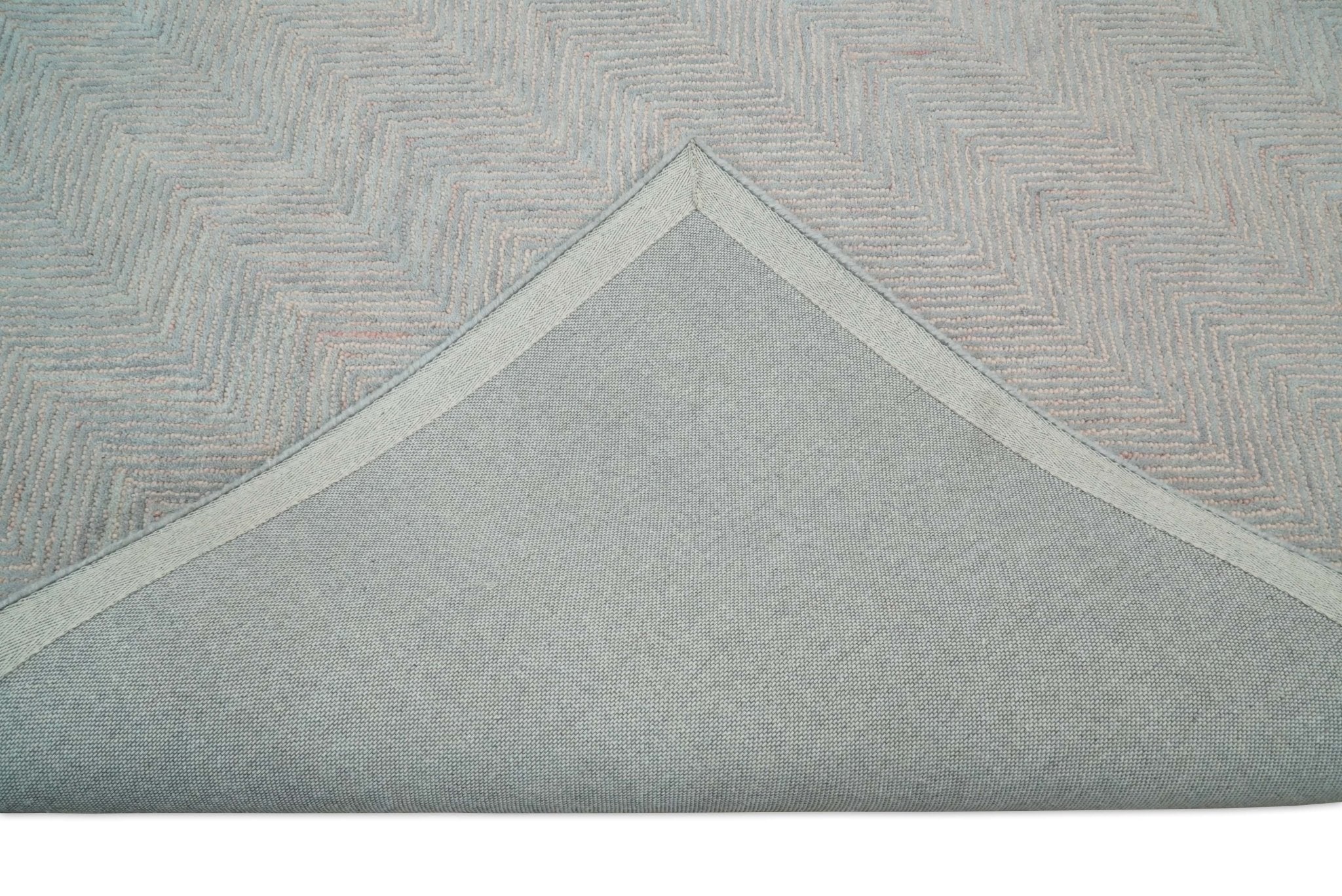 Gray Modern Style Hand Tufted Wool Area Rug - Image 10