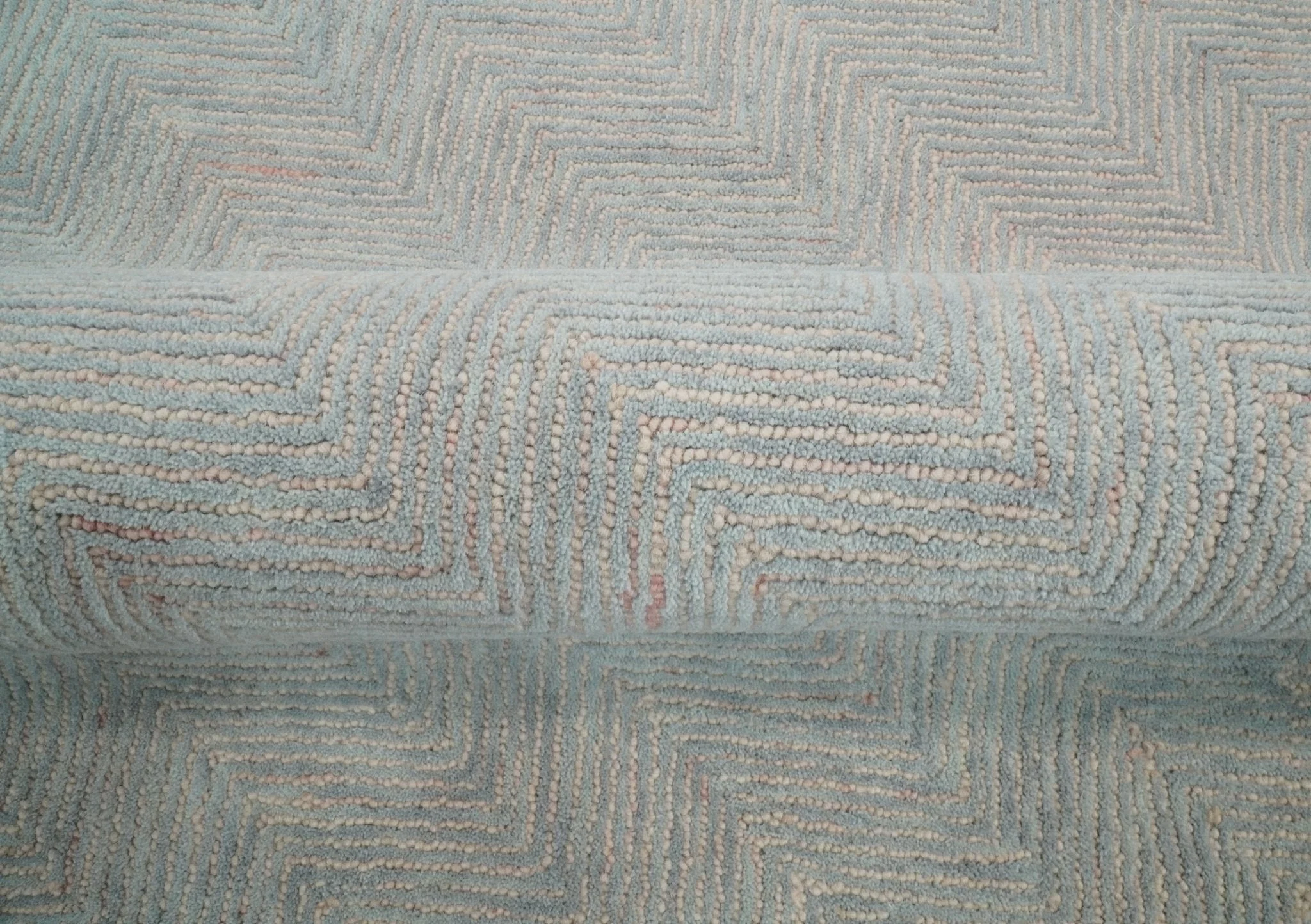 Gray Modern Style Hand Tufted Wool Area Rug - Image 9