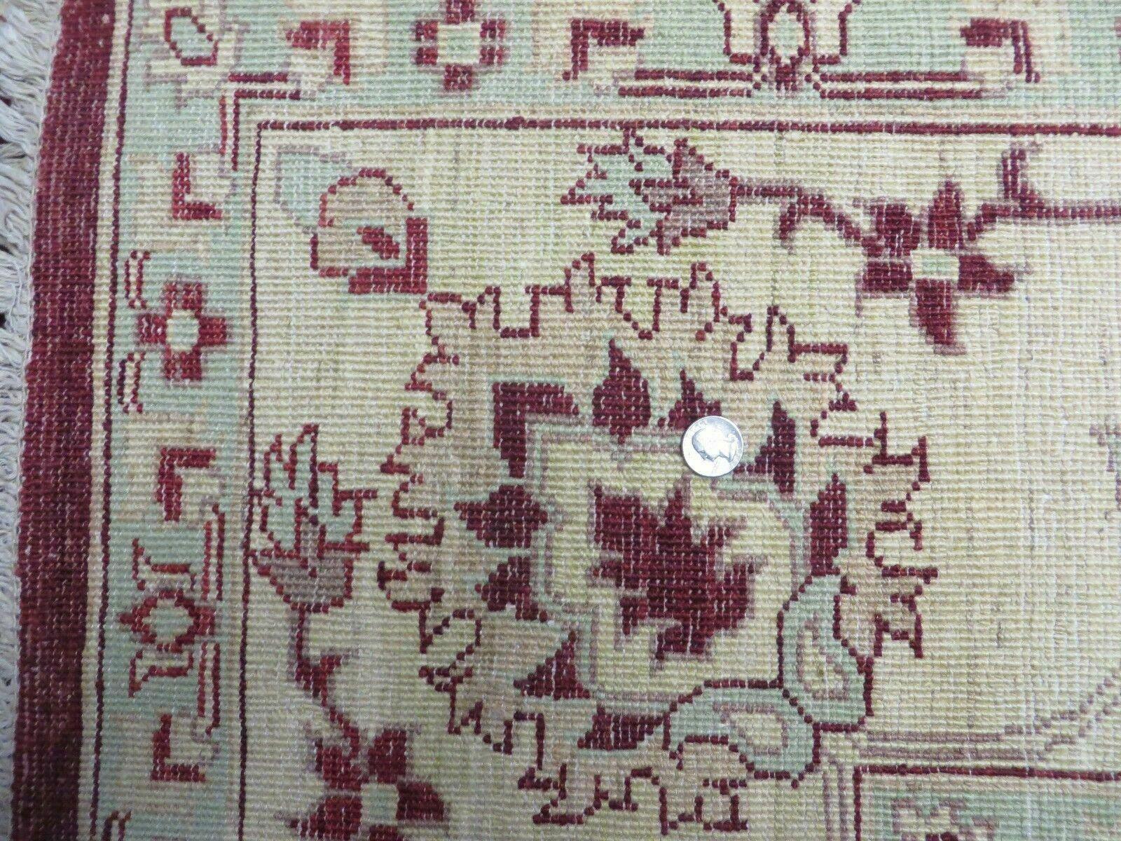 8' X 10' Vintage Fine Handmade Peshawar Agra Chobi Rug - Image 10