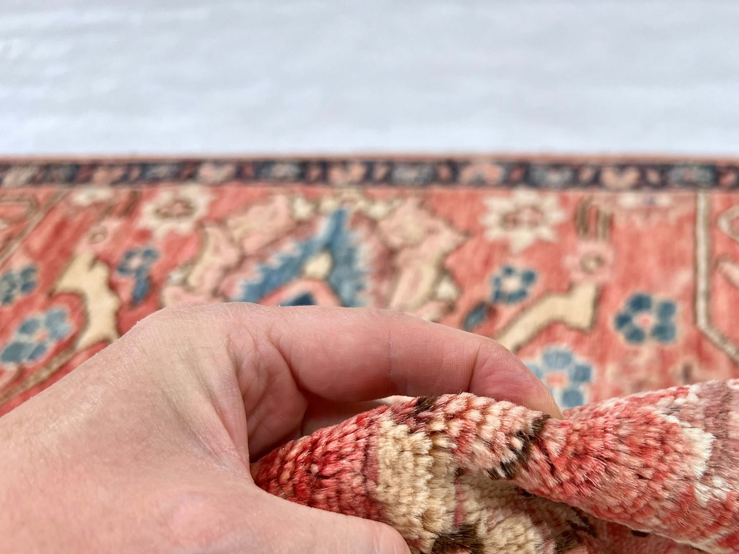 Afghan Ariana (3'00"x4'10") lt.red/navy - Image 4