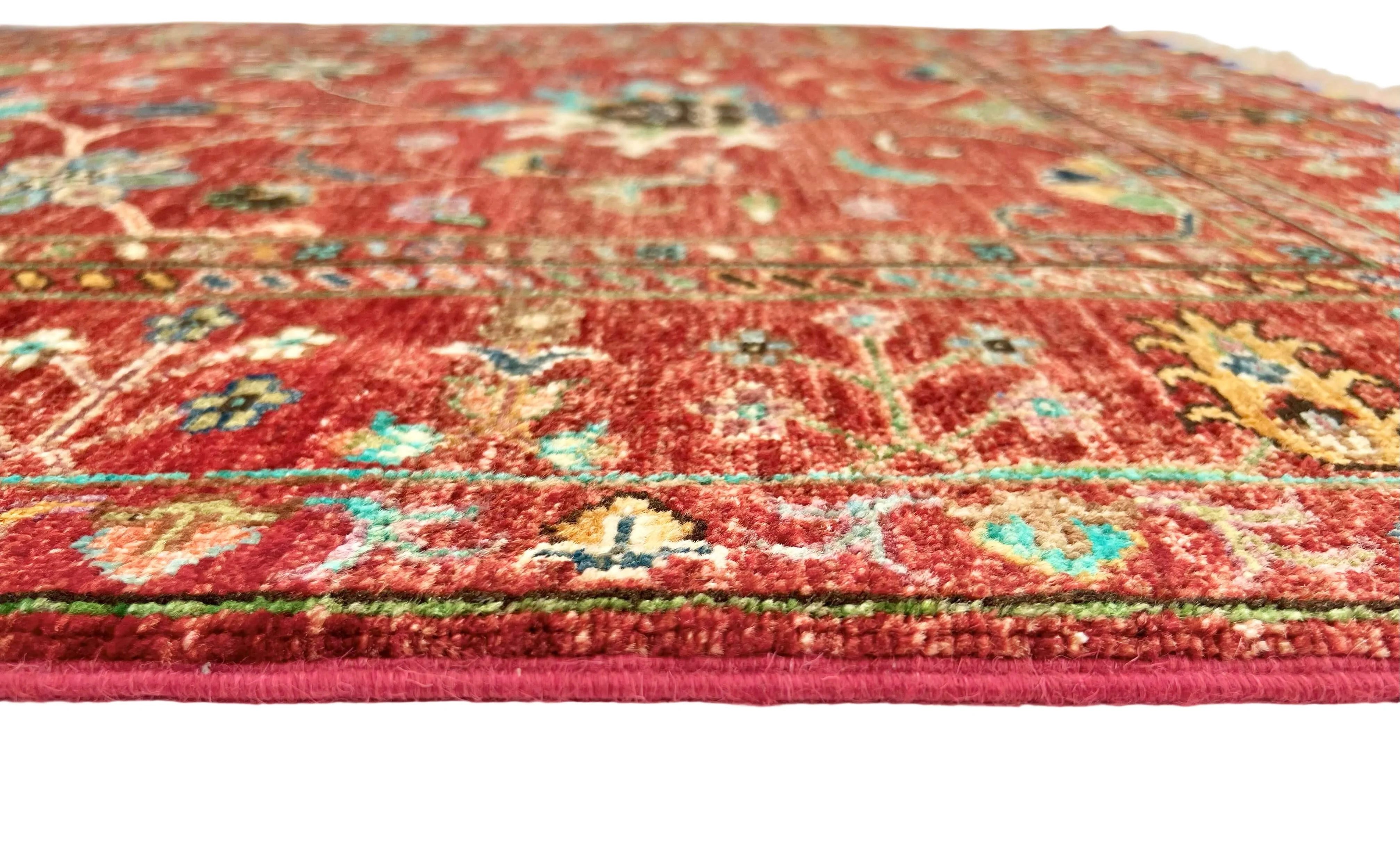 Afghan Aryana (3'04"x5'00") red/turquoise - Image 3