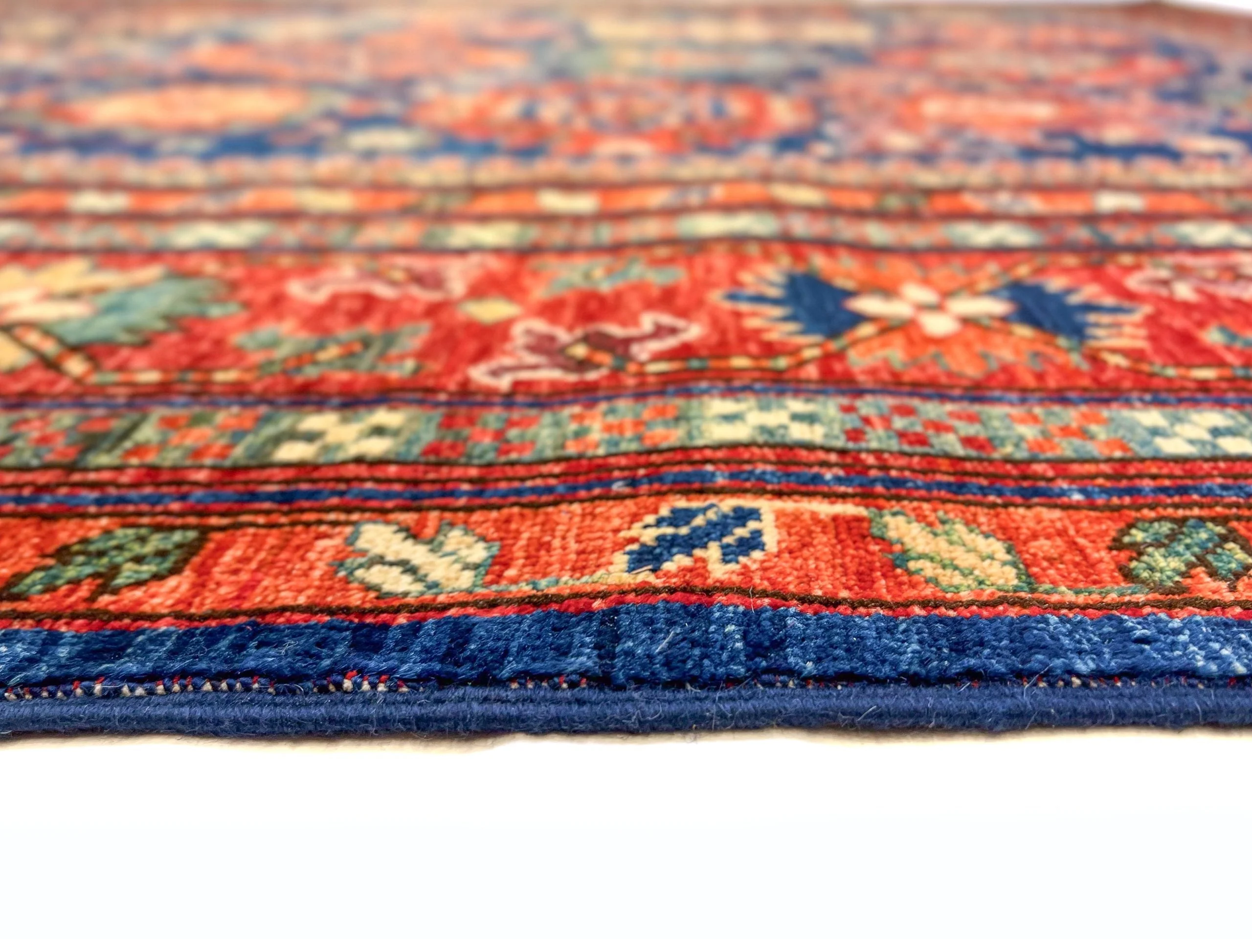 Afghan Aryana (8'10"x11'08") blue/red - Image 4