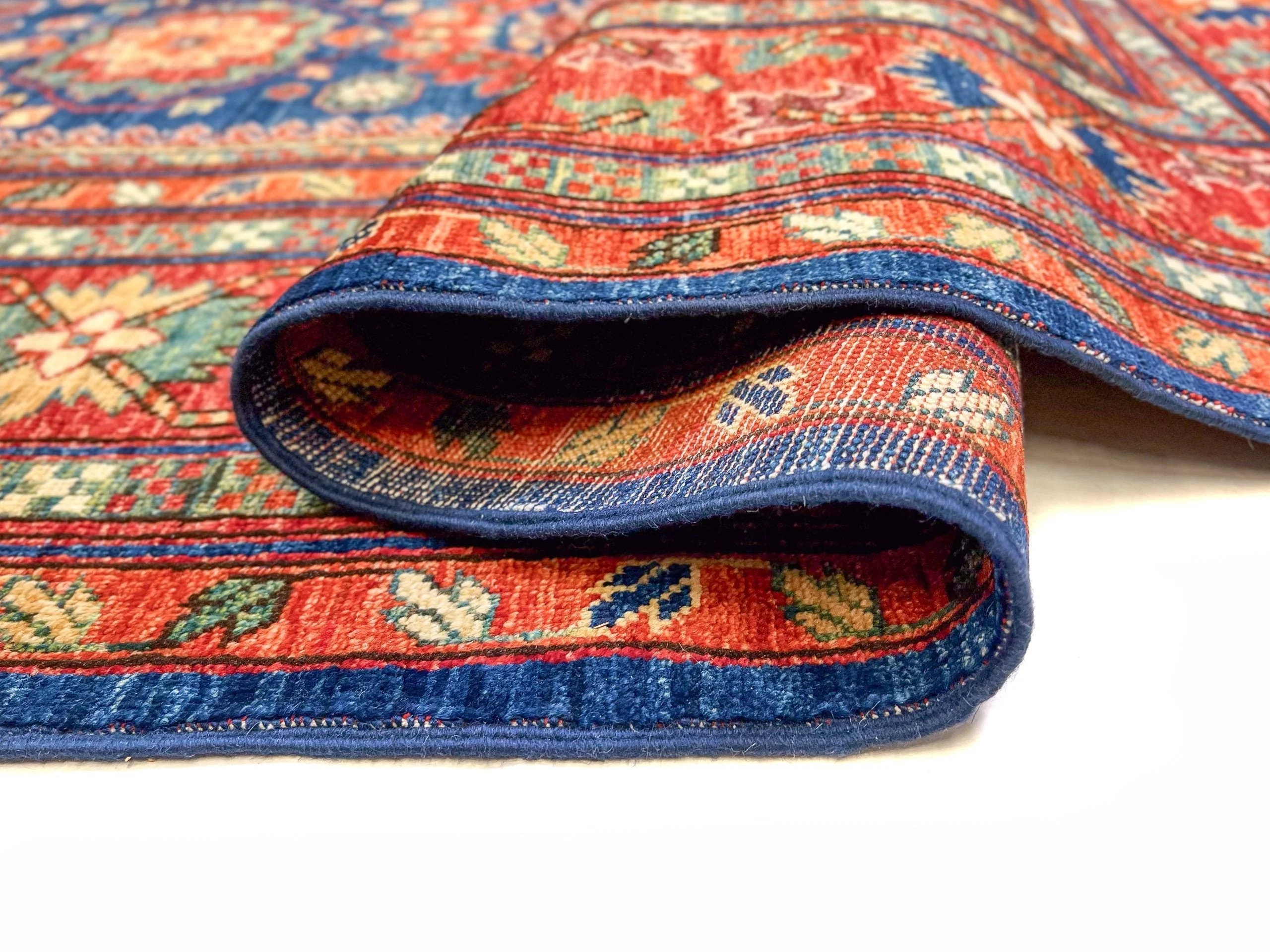 Afghan Aryana (8'10"x11'08") blue/red - Image 5