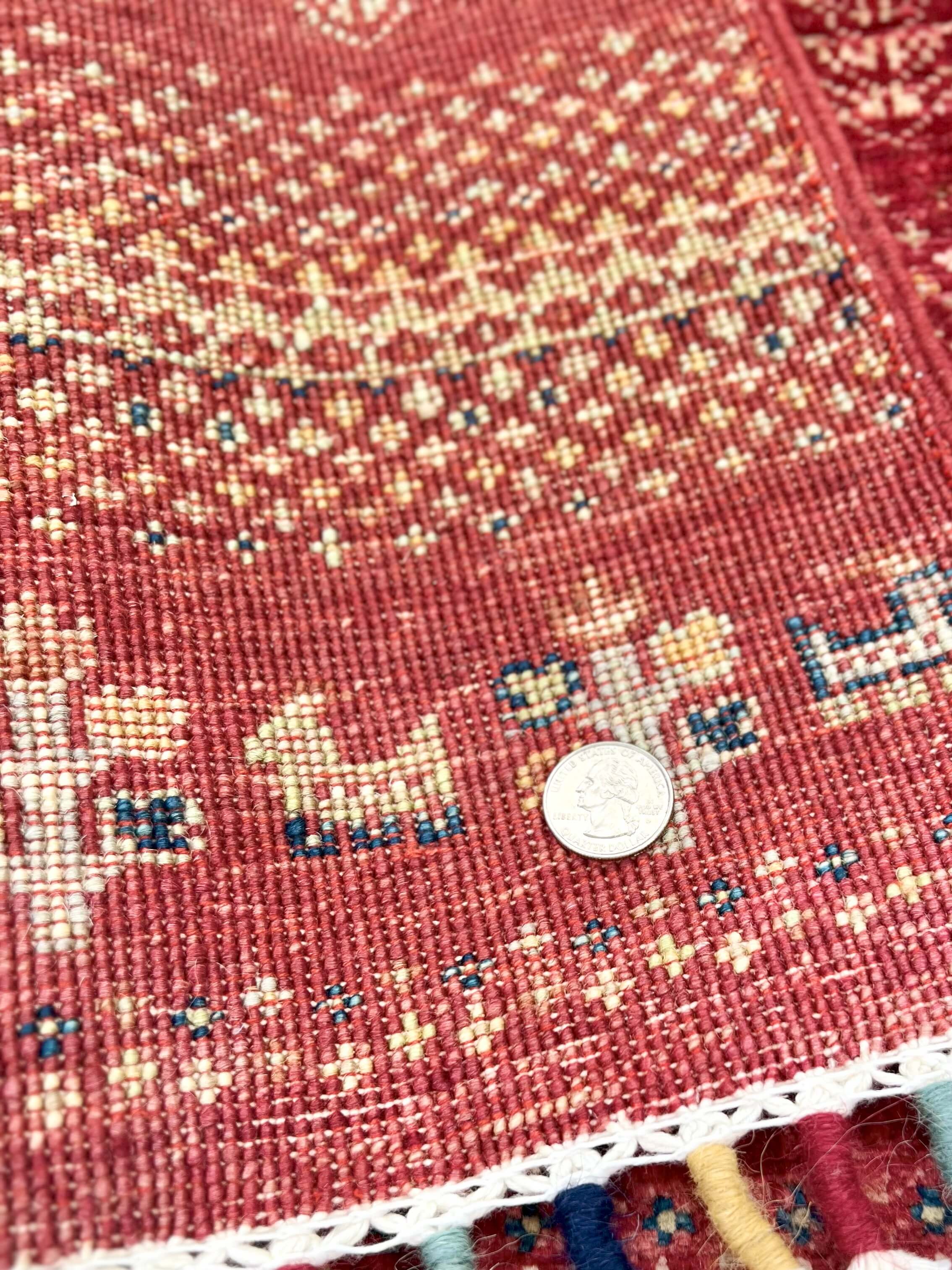 Afghan Gabbeh (1'11"x3'01") red - Image 5