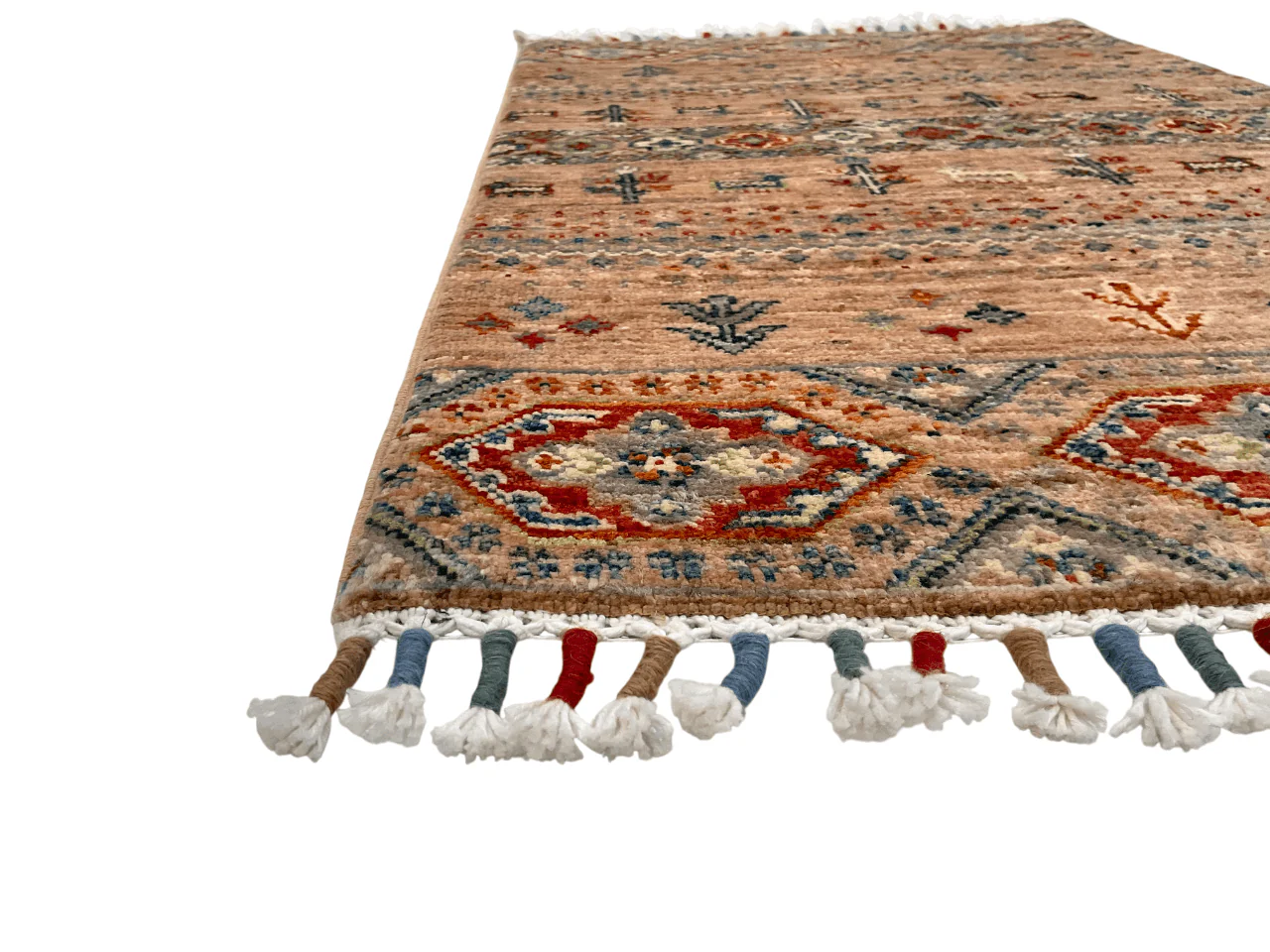 Afghan Gabbeh (2'00"x3'02") adobe/multicolor - Image 3