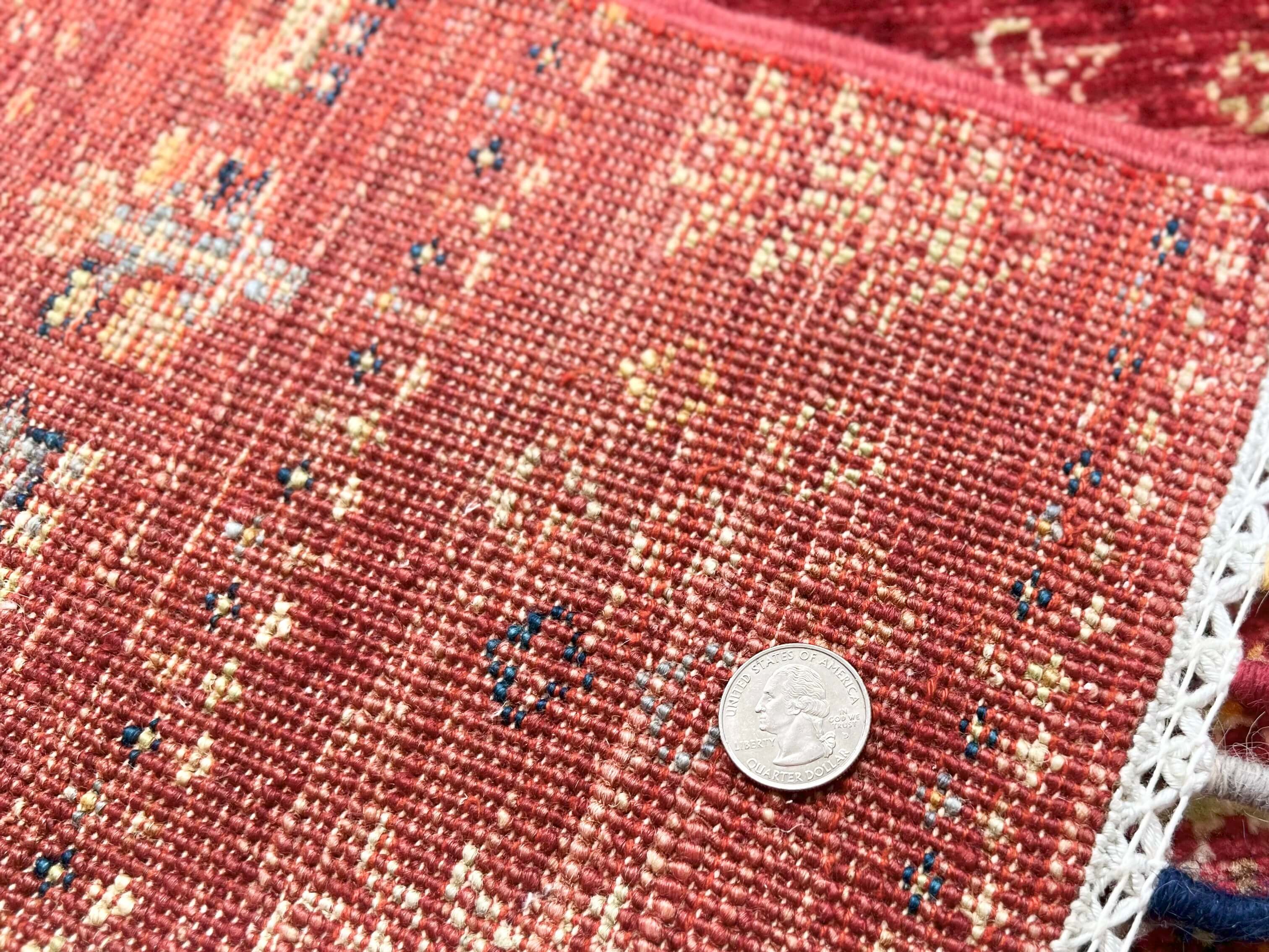 Afghan Gabbeh (2'07"x3'10") red - Image 5