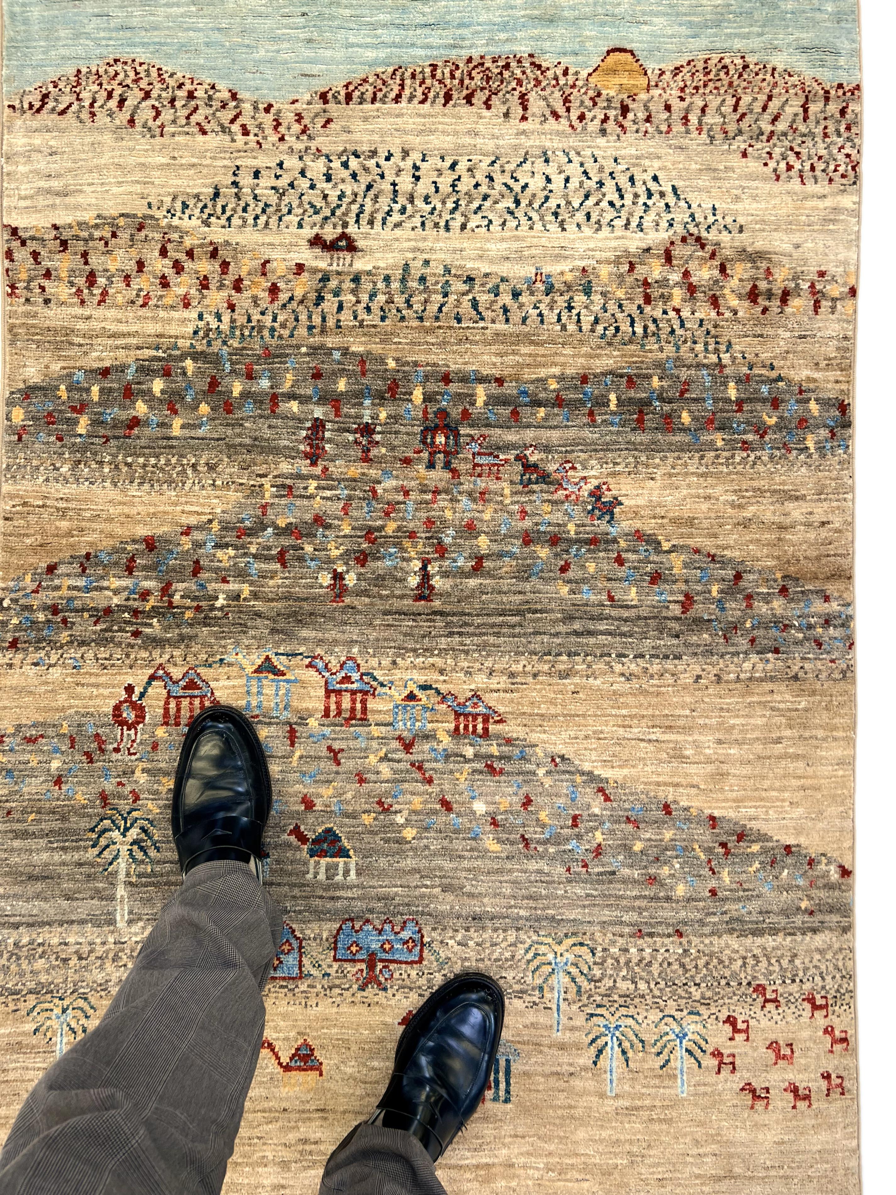 Afghan Gabbeh (3x5) brown - Image 10