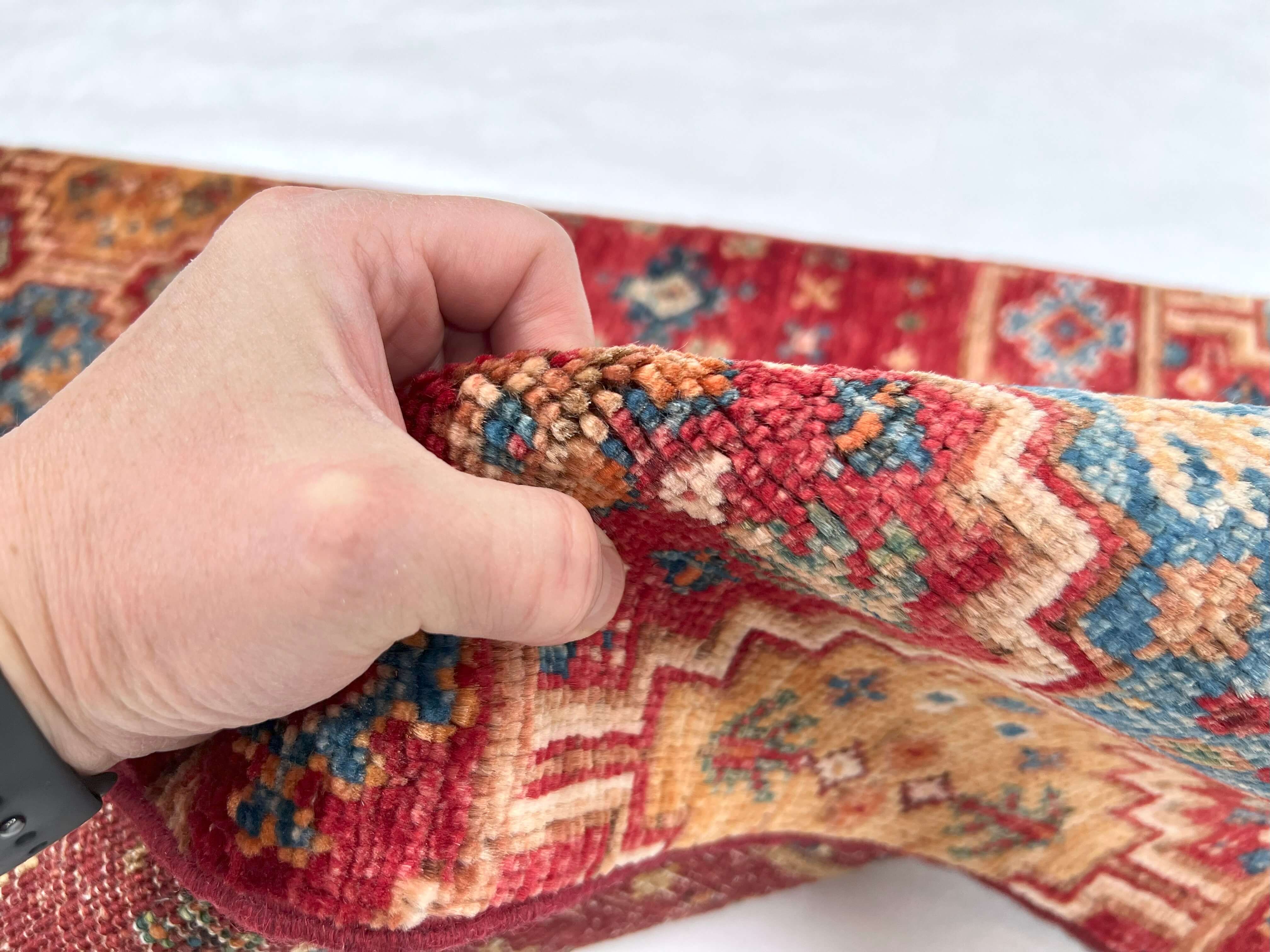 Afghan Khorjin (2'00"x3'03") red - Image 4