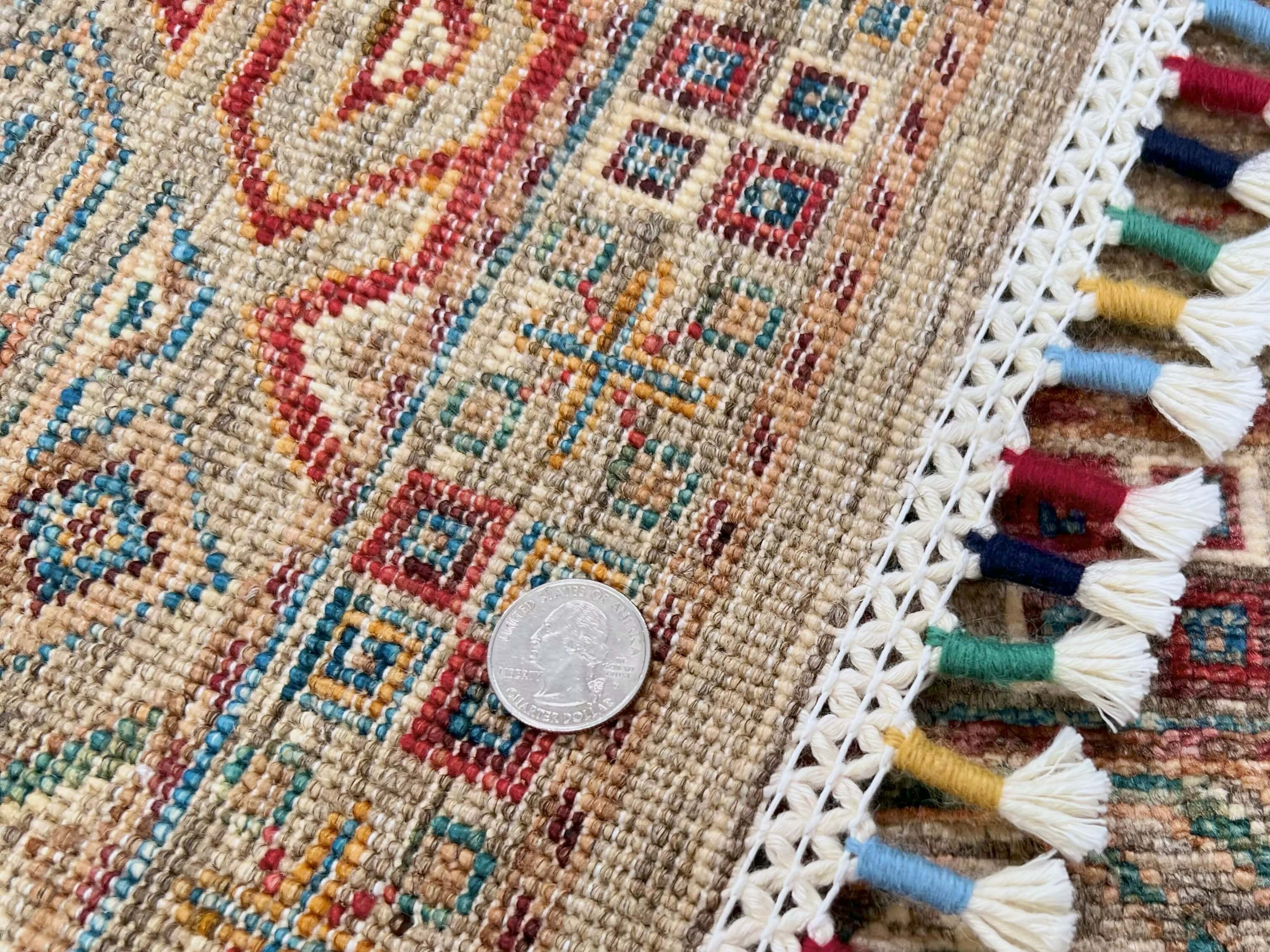 Afghan Khorjin (3'02"x4'08") camel/multicolor - Image 5