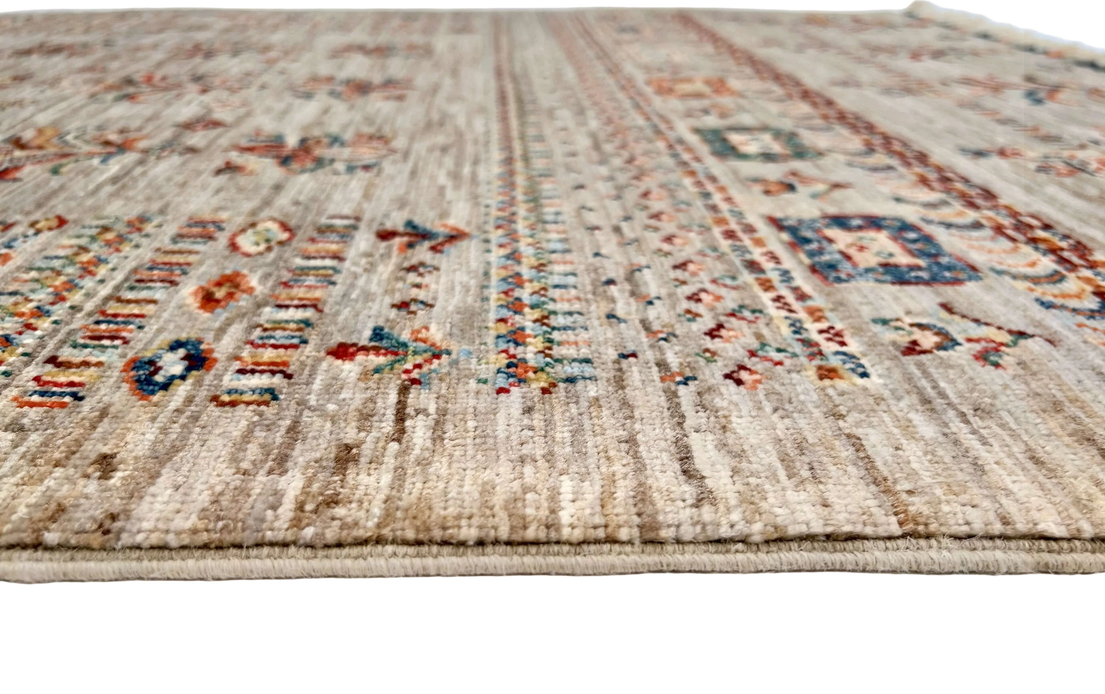 Afghan Khorjin (3'04"x5'00") silver/multicolor - Image 3