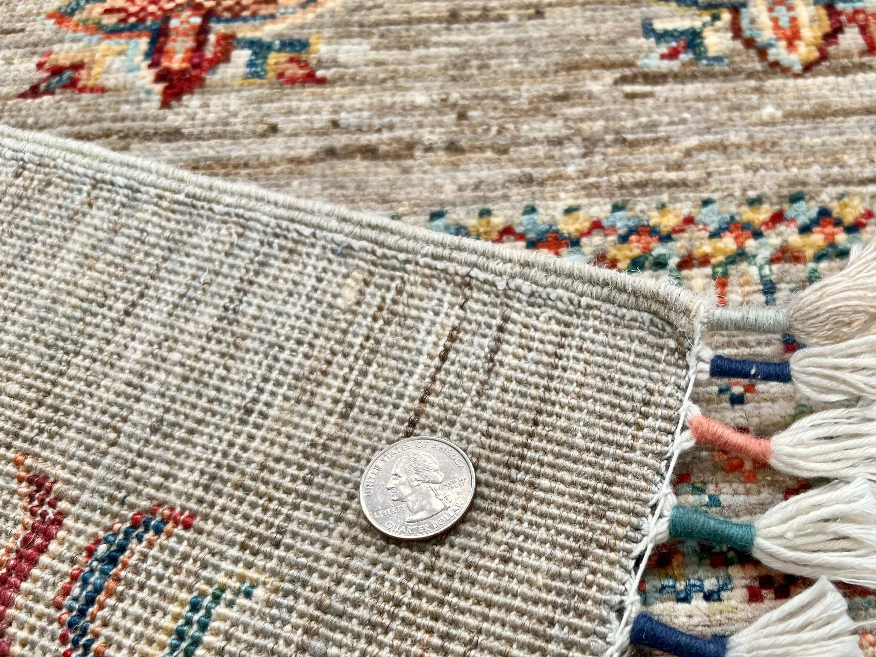 Afghan Khorjin (3'04"x5'00") silver/multicolor - Image 5