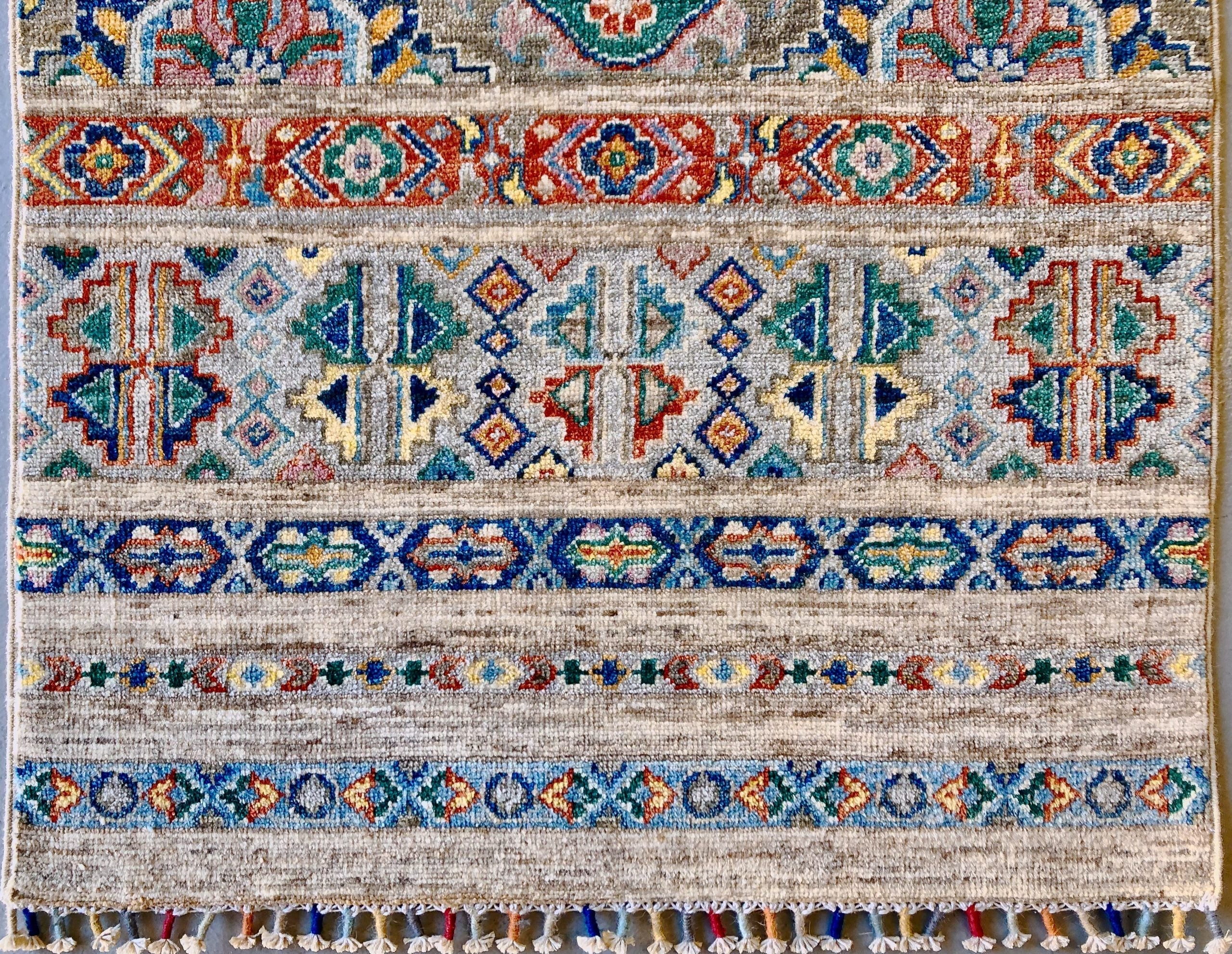 Afghan Khorjin bge/mt 12' Runner - Image 2