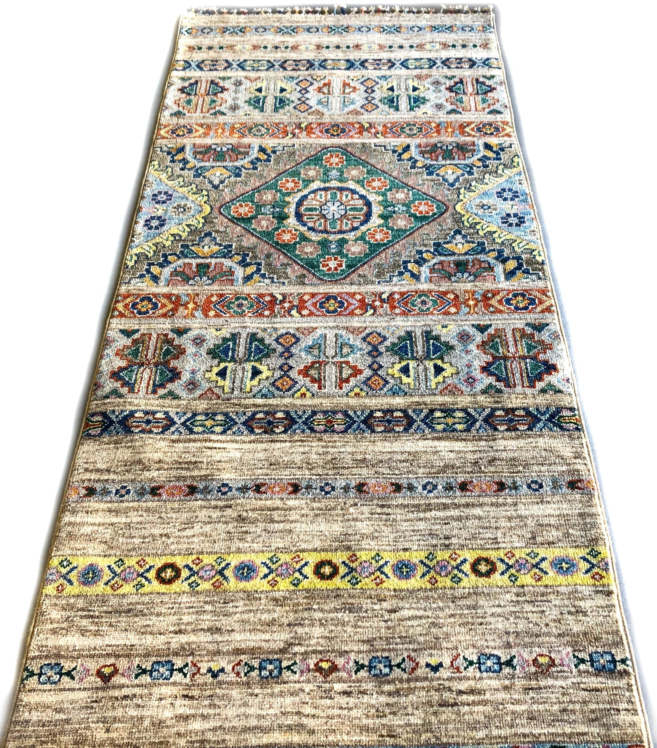 Afghan Khorjin bge/mt 12' Runner - Image 5