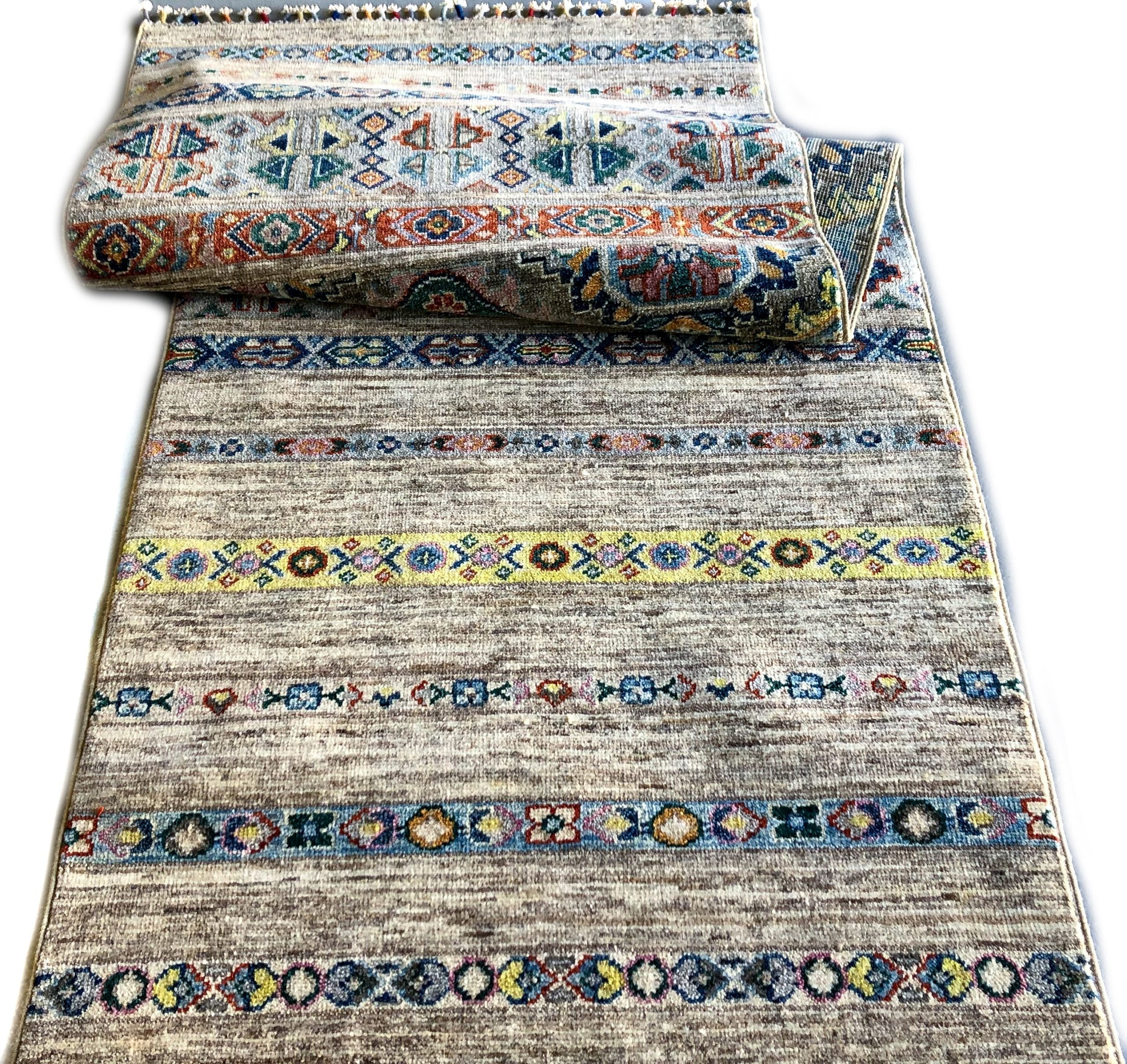Afghan Khorjin bge/mt 12' Runner - Image 6