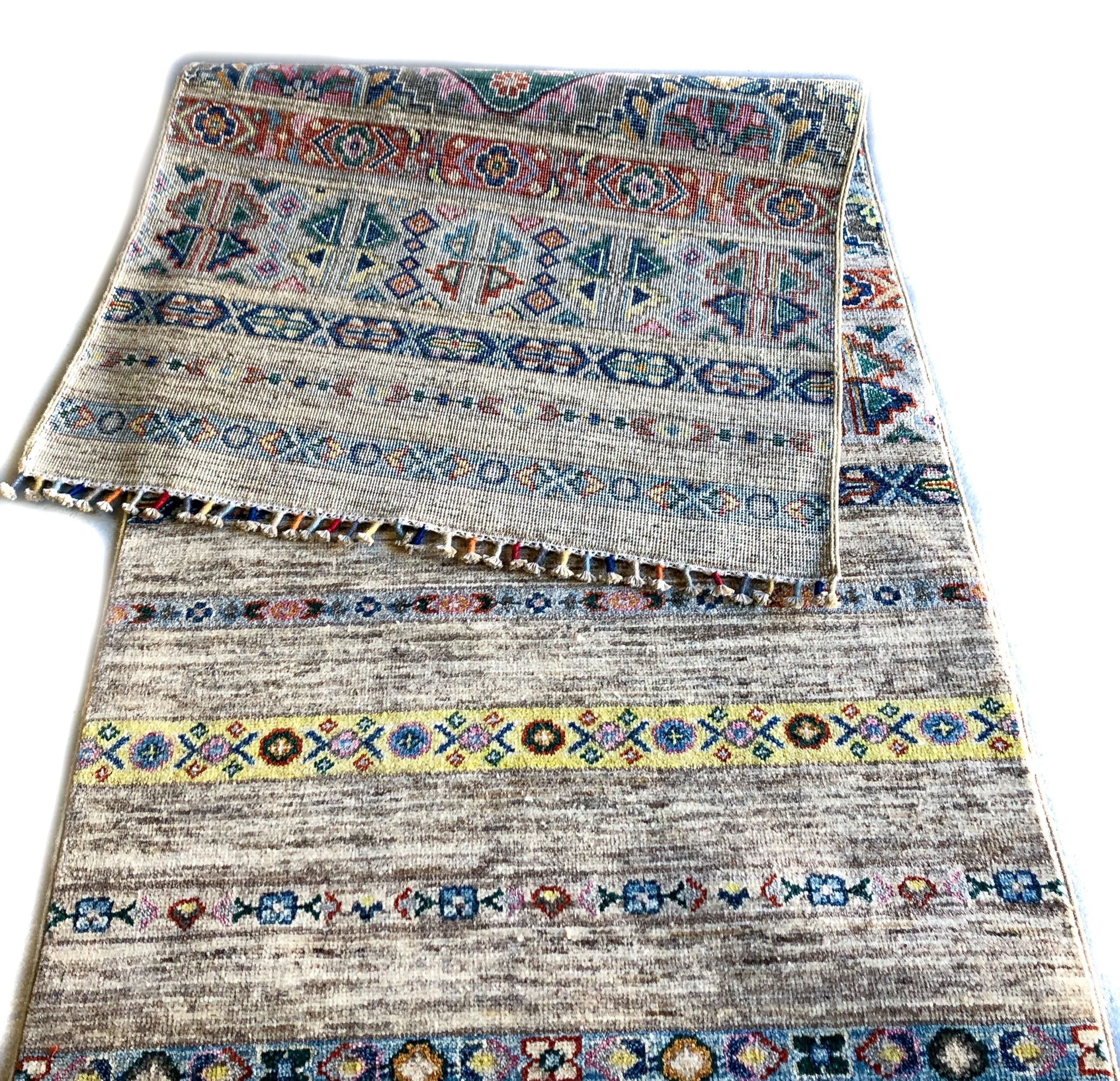 Afghan Khorjin bge/mt 12' Runner - Image 7