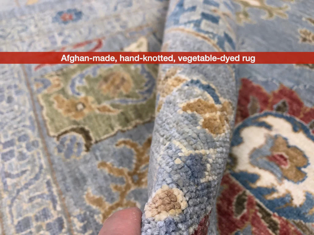 Afghan Oushak (10'00"x14'04") gray - Image 11