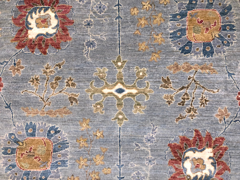Afghan Oushak (10'00"x14'04") gray - Image 12