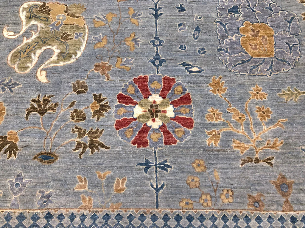 Afghan Oushak (10'00"x14'04") gray - Image 13
