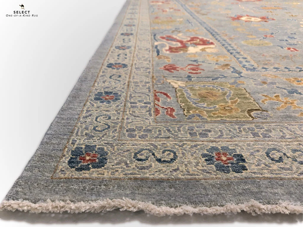 Afghan Oushak (10'00"x14'04") gray - Image 3