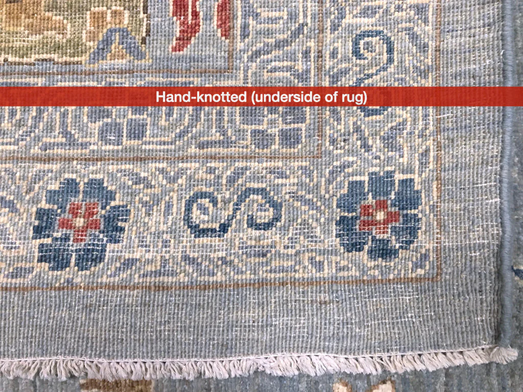 Afghan Oushak (10'00"x14'04") gray - Image 9