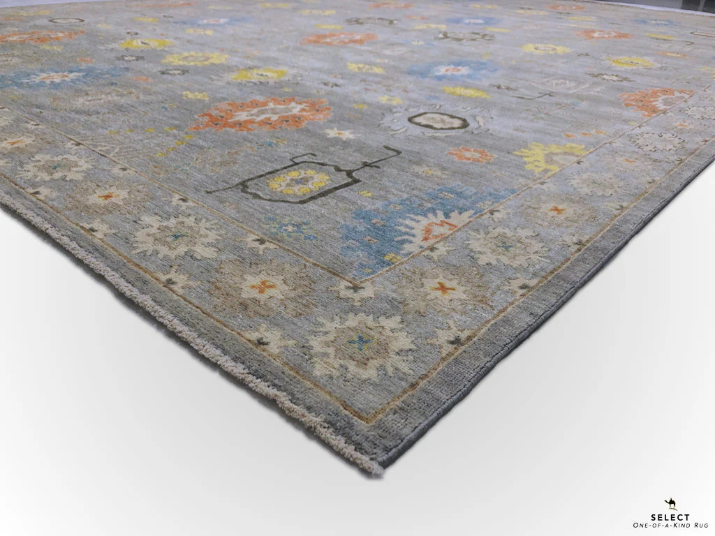Afghan Oushak (10x14) gray - Image 12