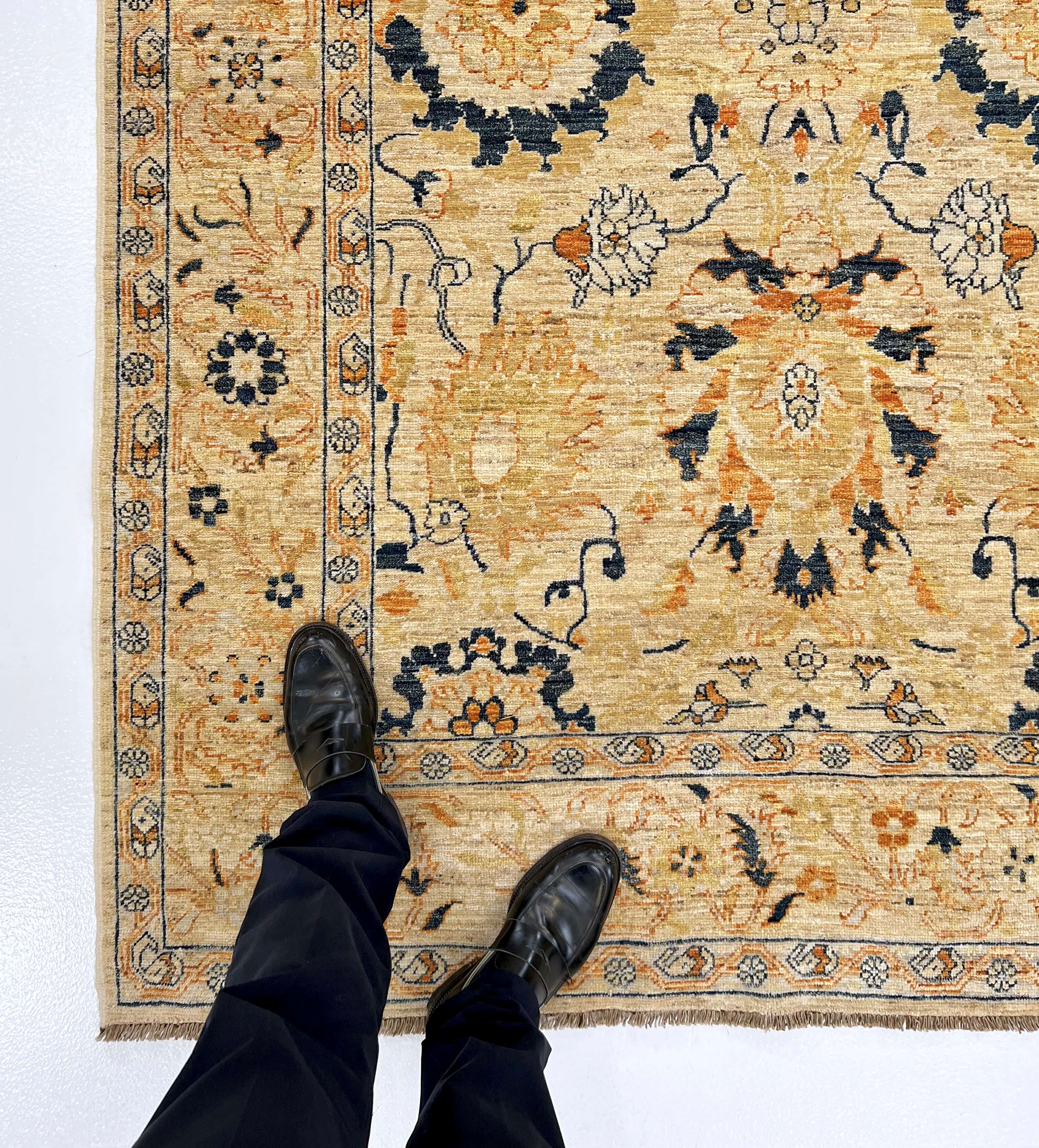 Afghan Oushak (5'03"x7'03") - Image 10