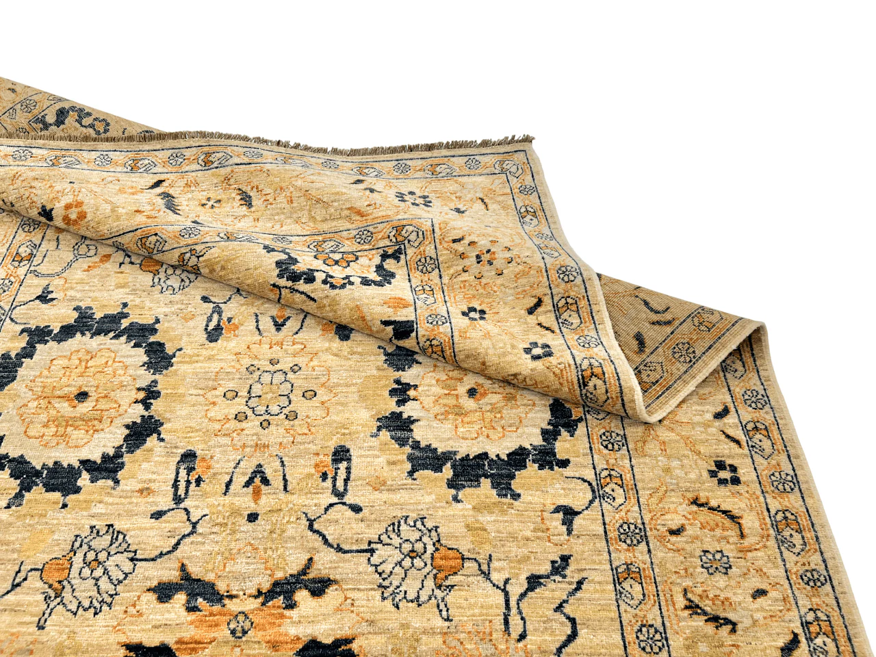 Afghan Oushak (5'03"x7'03") - Image 4
