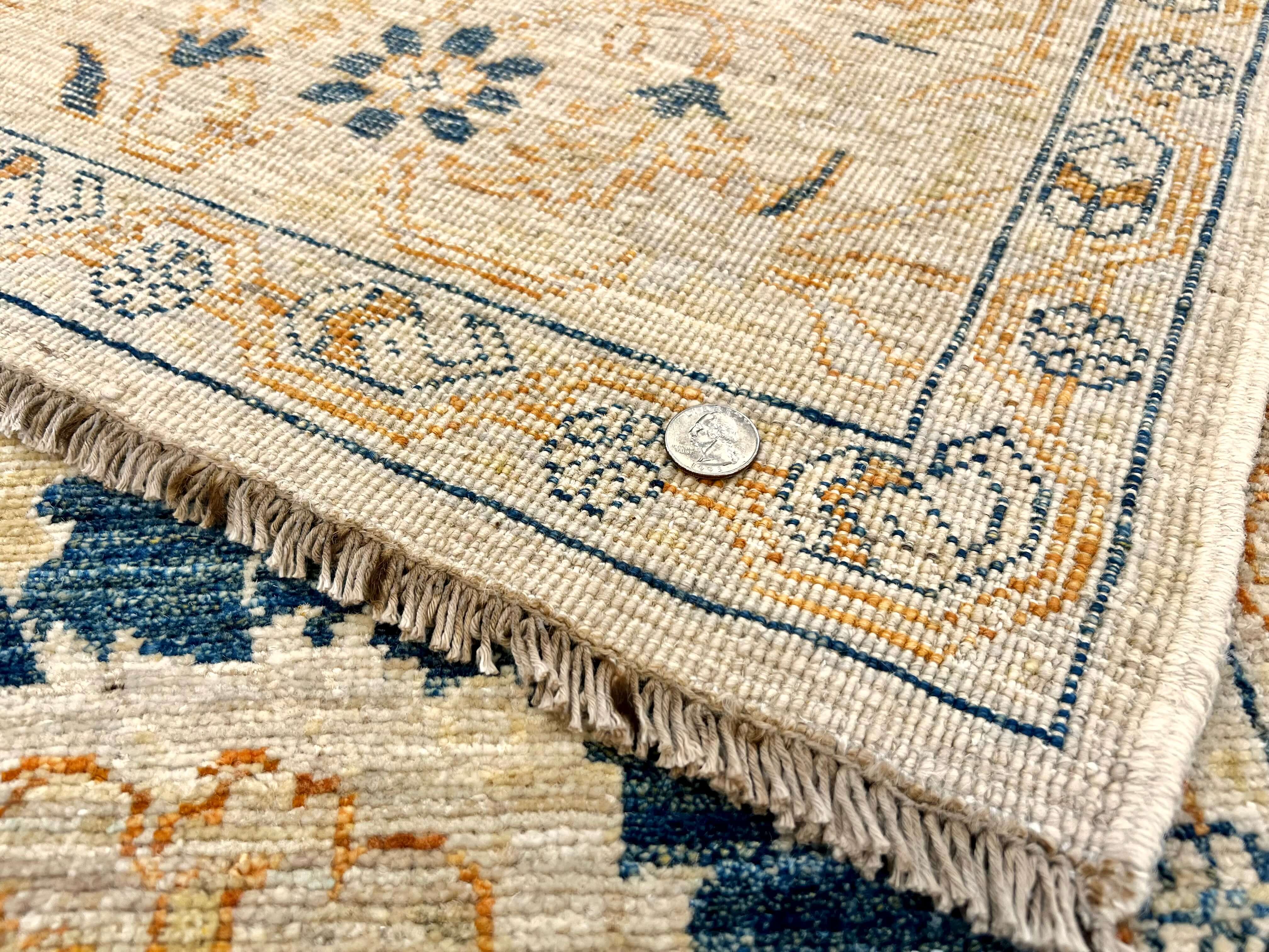 Afghan Oushak (5'03"x7'03") - Image 9