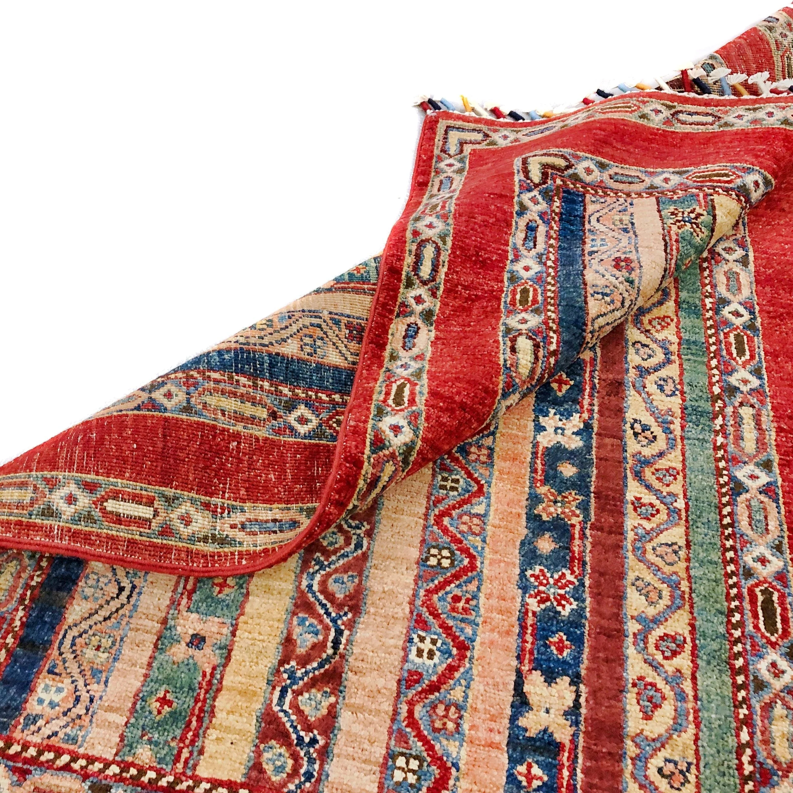 Afghan Shawl (2x4) red/grn - Image 6