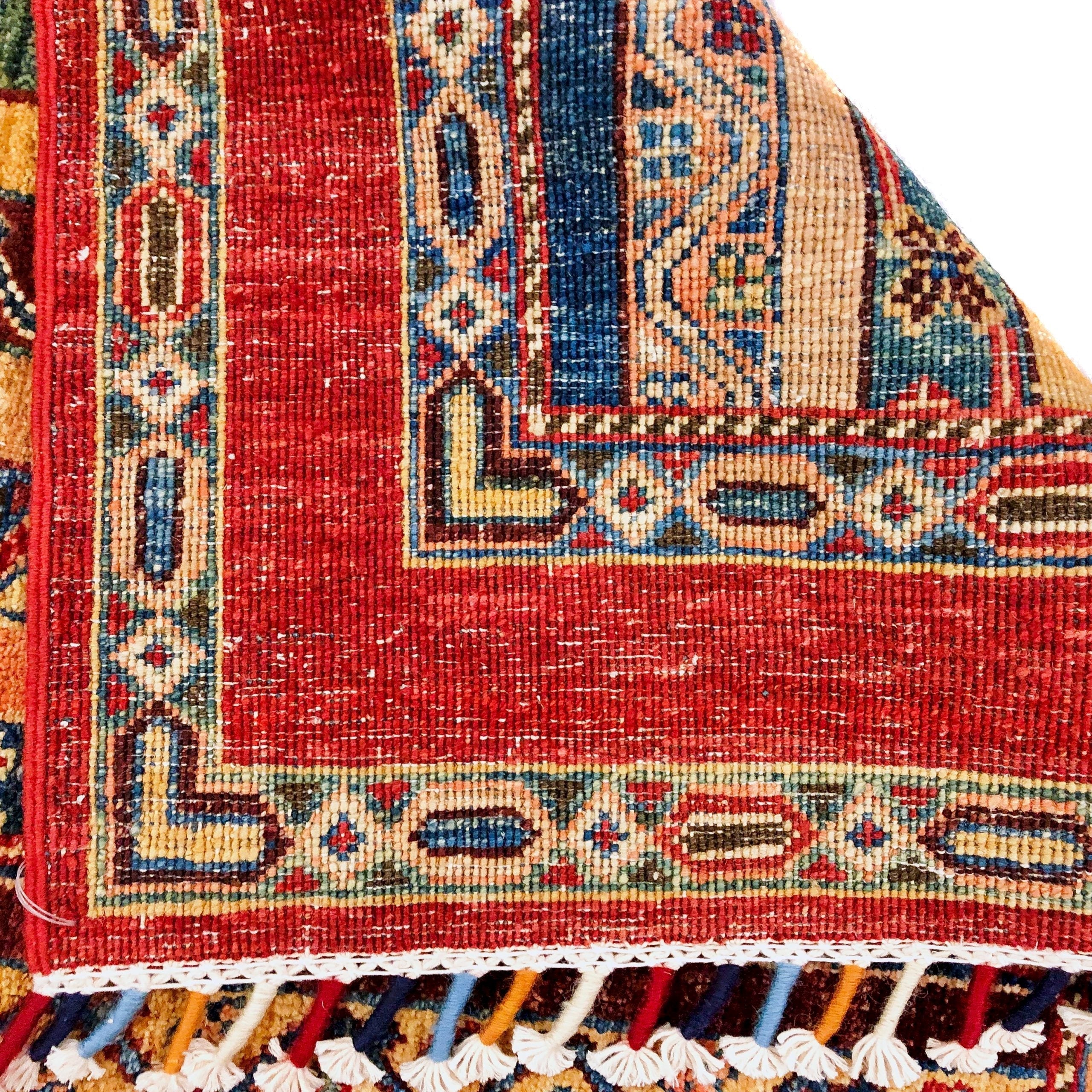 Afghan Shawl (2x4) red/grn - Image 7