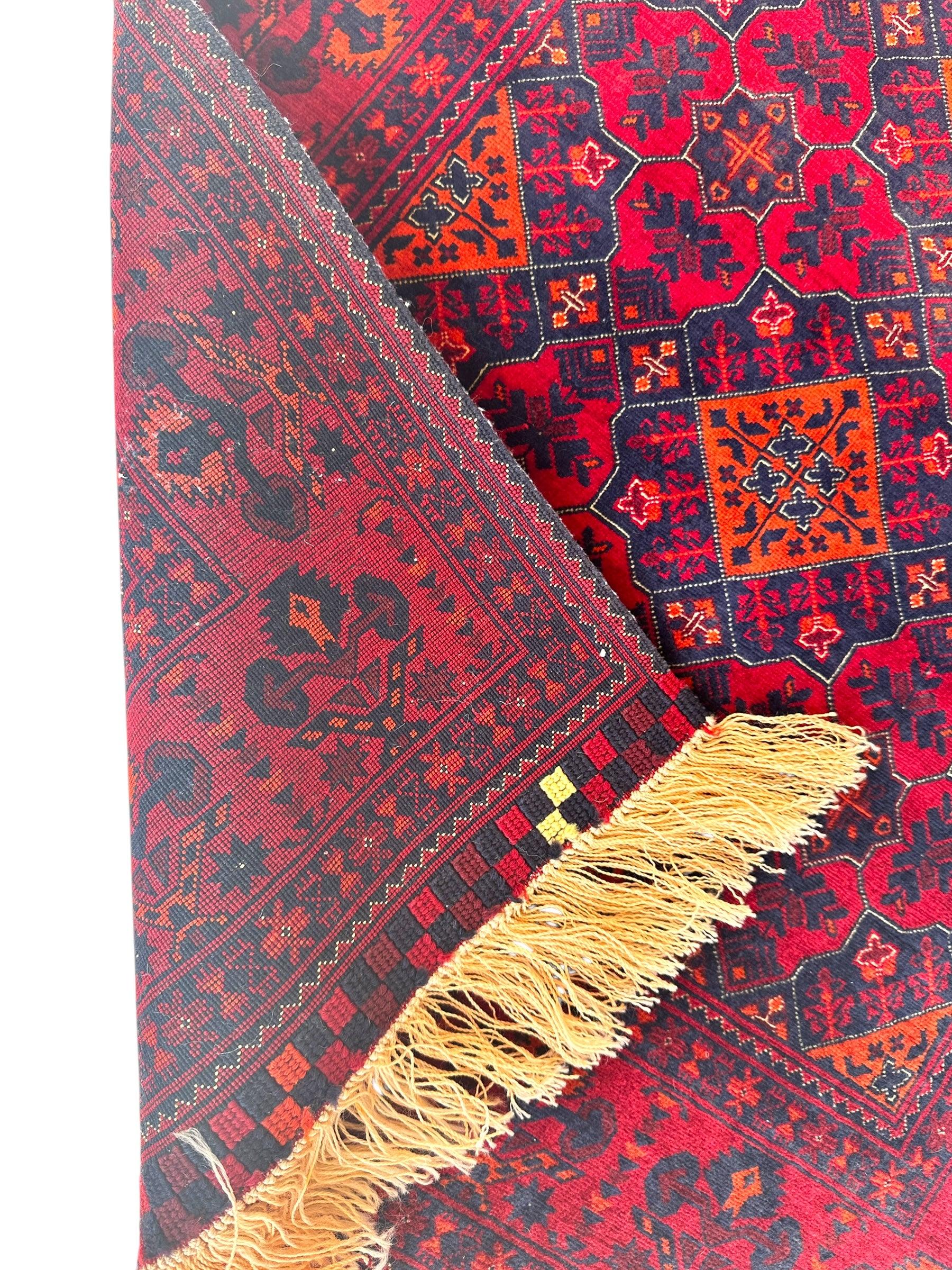 Afghani Fine Knots Bukhara Runner 2’10” x 9’10” - Image 4