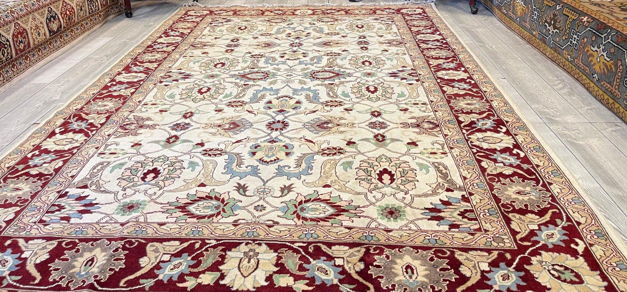 Afghani Hand-knotted Area Rug 7x10 Ft - Image 4