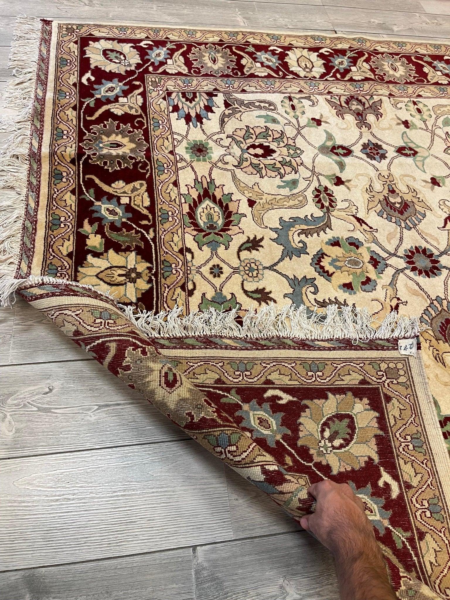 Afghani Hand-knotted Area Rug 7x10 Ft - Image 6