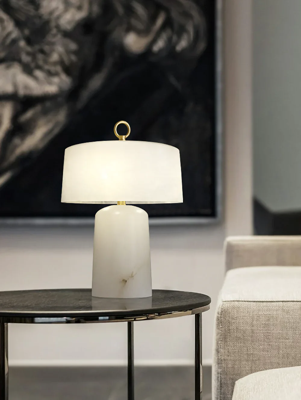 Alabaster Aogashima Table Lamp - Image 4