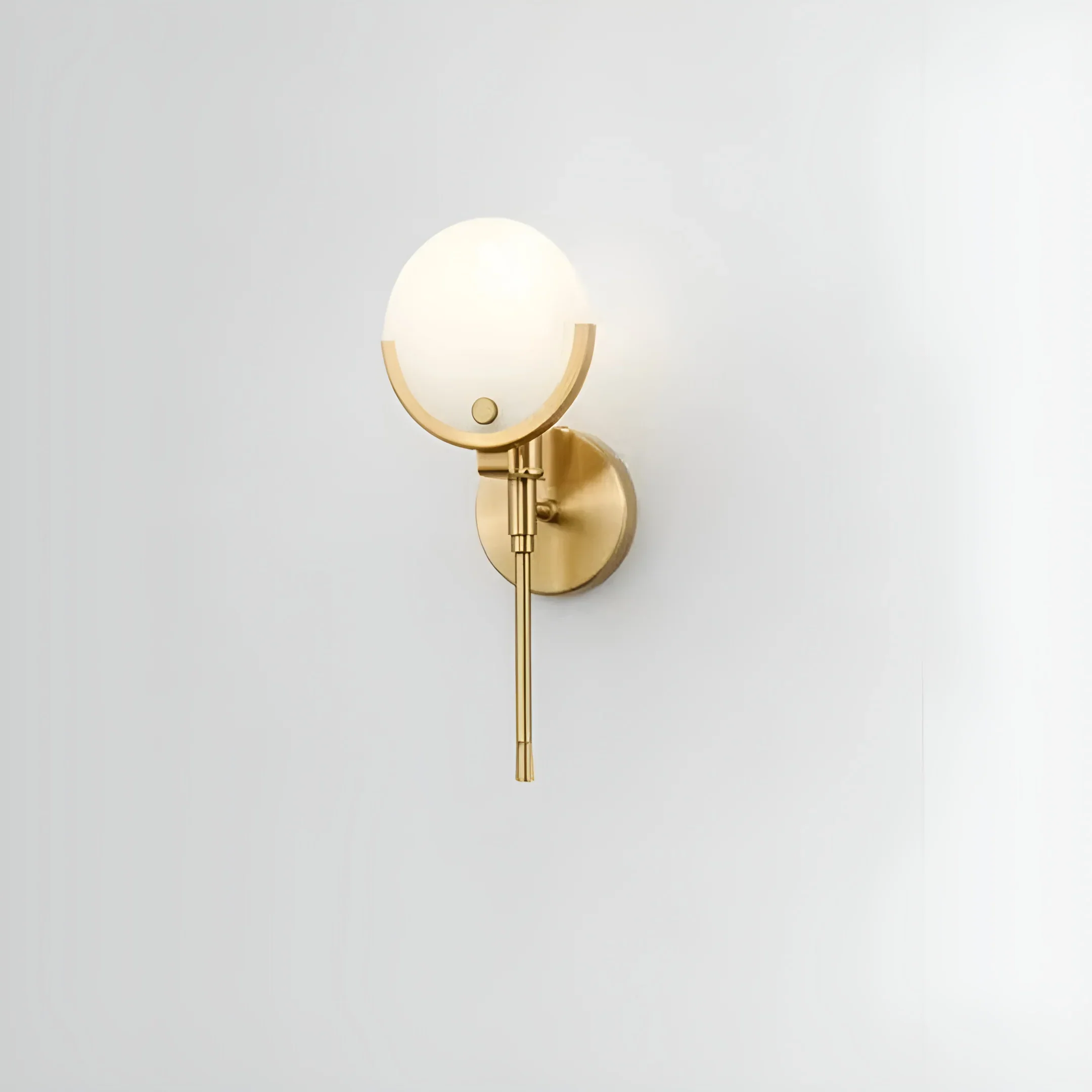 Alabaster Ava Brass Wall Lamp - Image 16